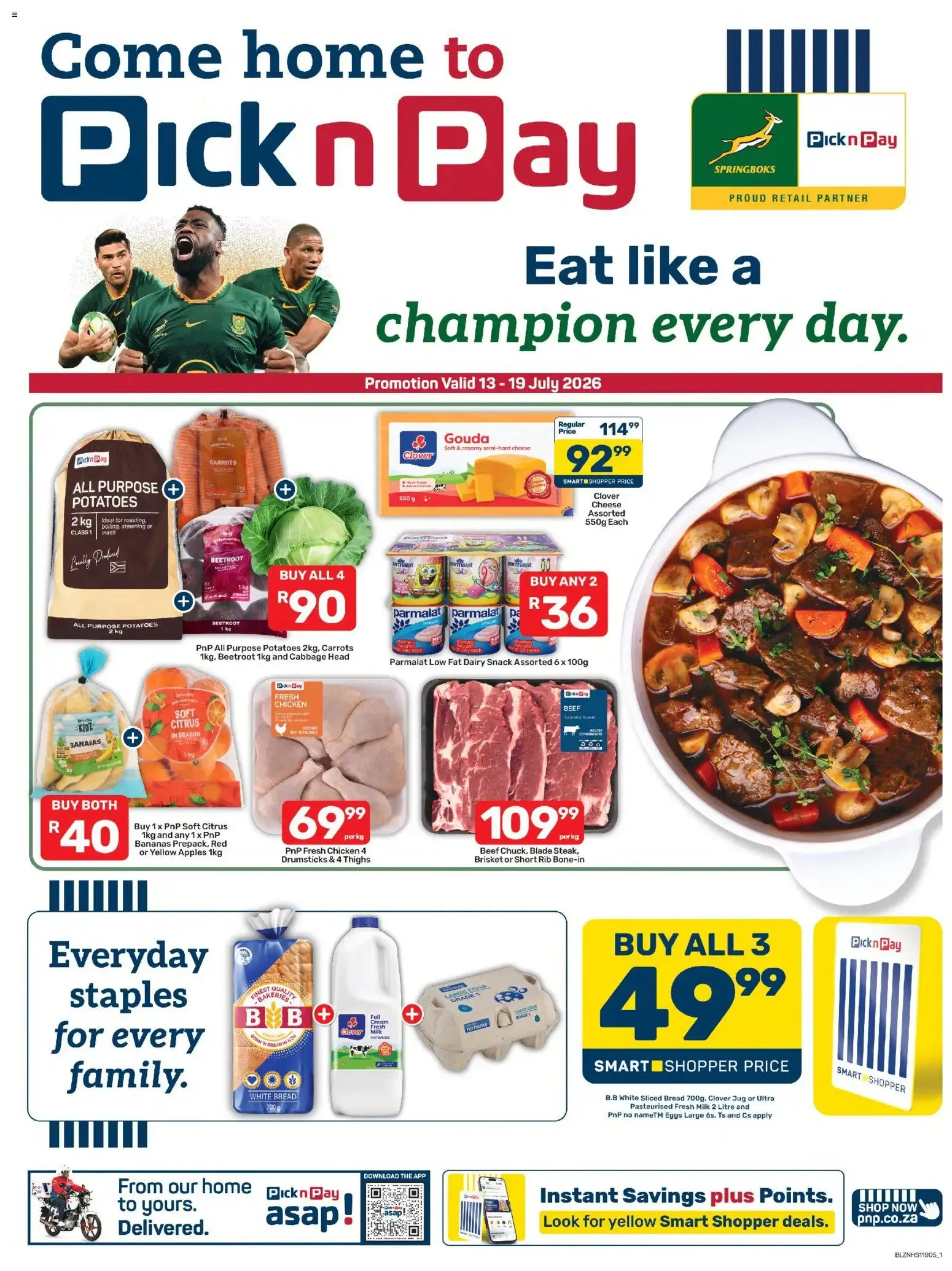 Pick n Pay Specials from 13 July to 19 July 2026 - Catalogue Page 1