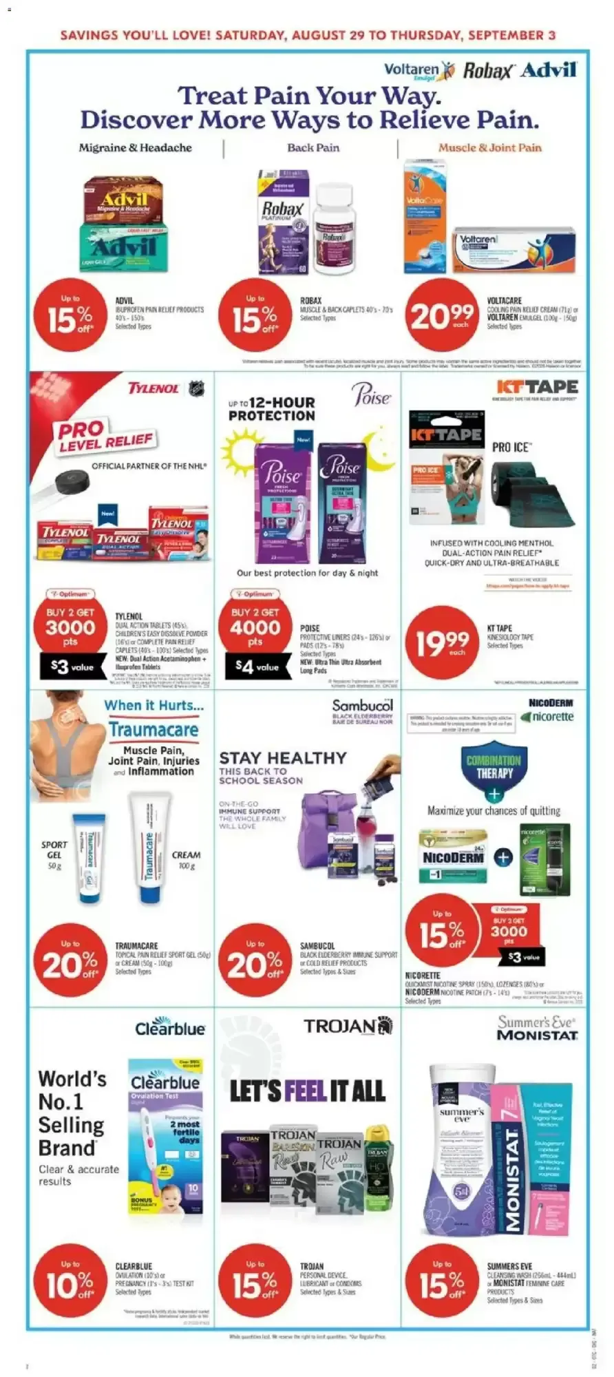 Shoppers Drug Mart flyer week 35 from August 29 to September 3 2026 - flyer page 15