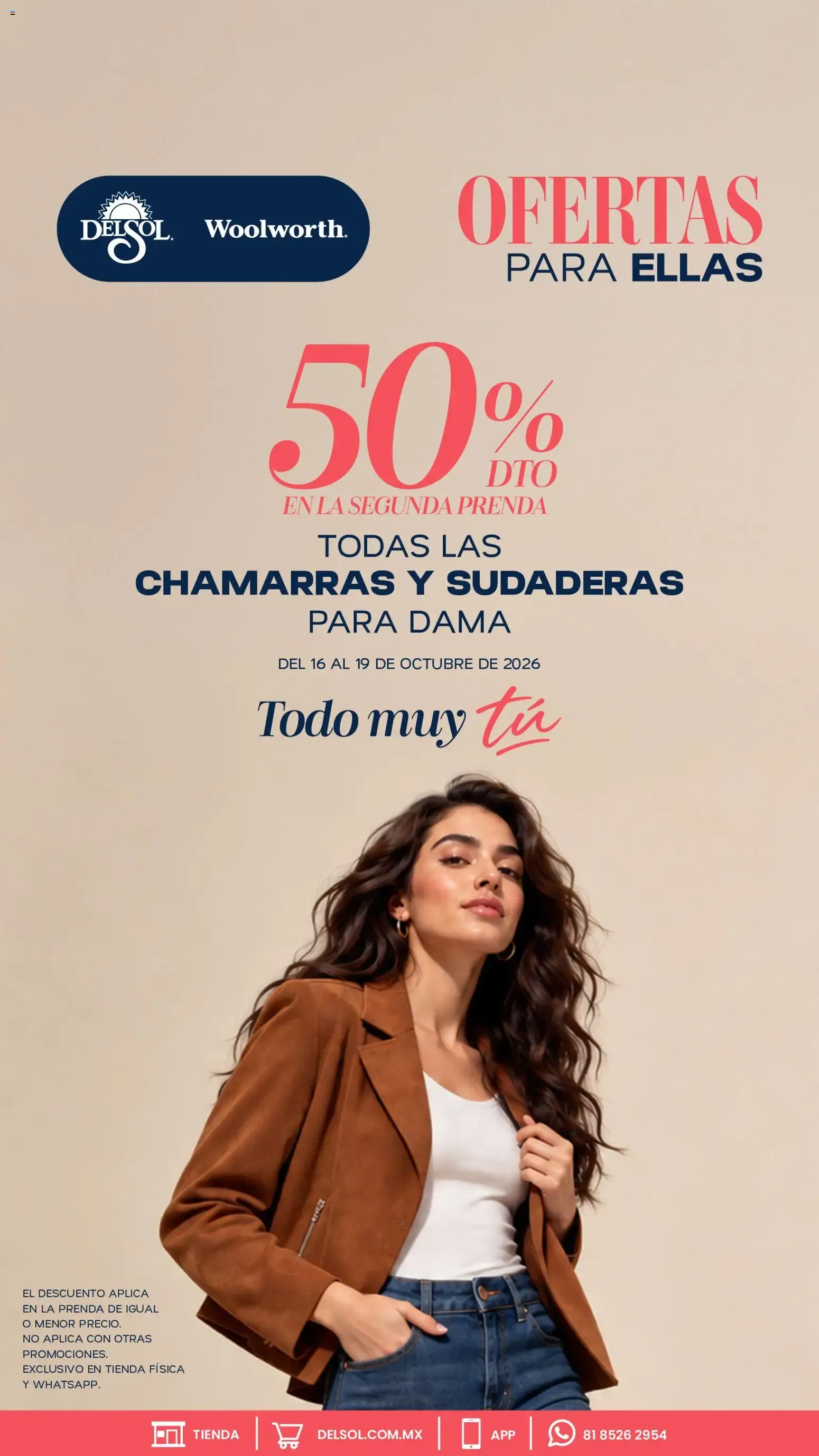 Catálogo de Del Sol y Woolworth catálogo Ofertas Para Ellas - Todo Muy Tú (16/10/2026 - 19/10/2026) - catálogo en línea 16 de octubre al 19 de octubre 2026 - Pagina 5