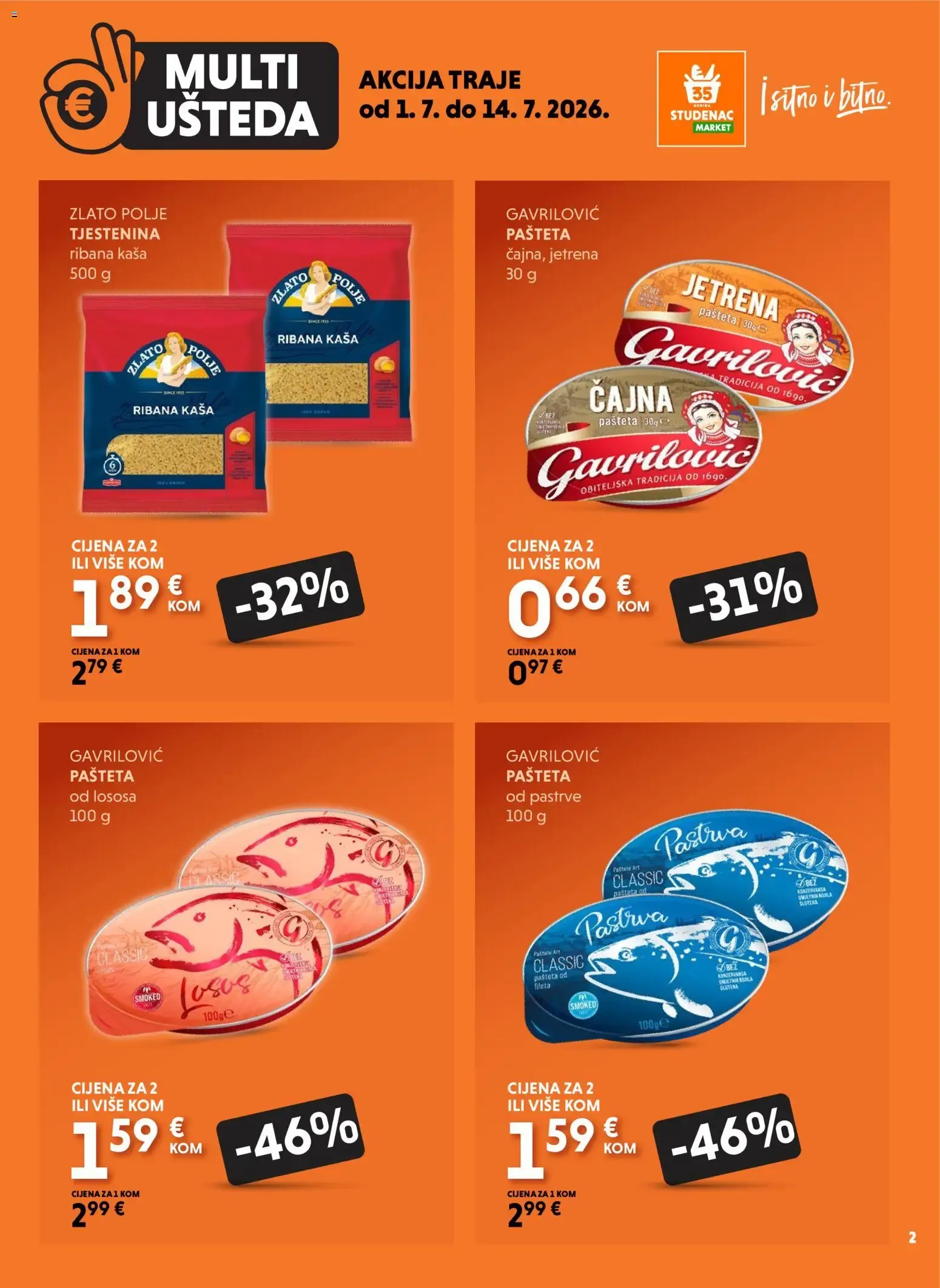 Katalog Multi Ušteda od 1. srpnja do 14. srpnja 2026. - Pregled Stranica 2