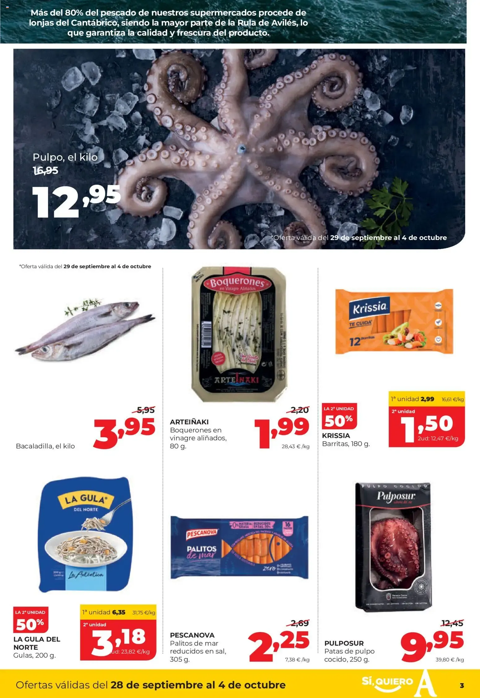 Catálogo de Alimerka folleto del 28/09/2026 | Catálogo 28 de septiembre al 4 de octubre 2026 - Página 3