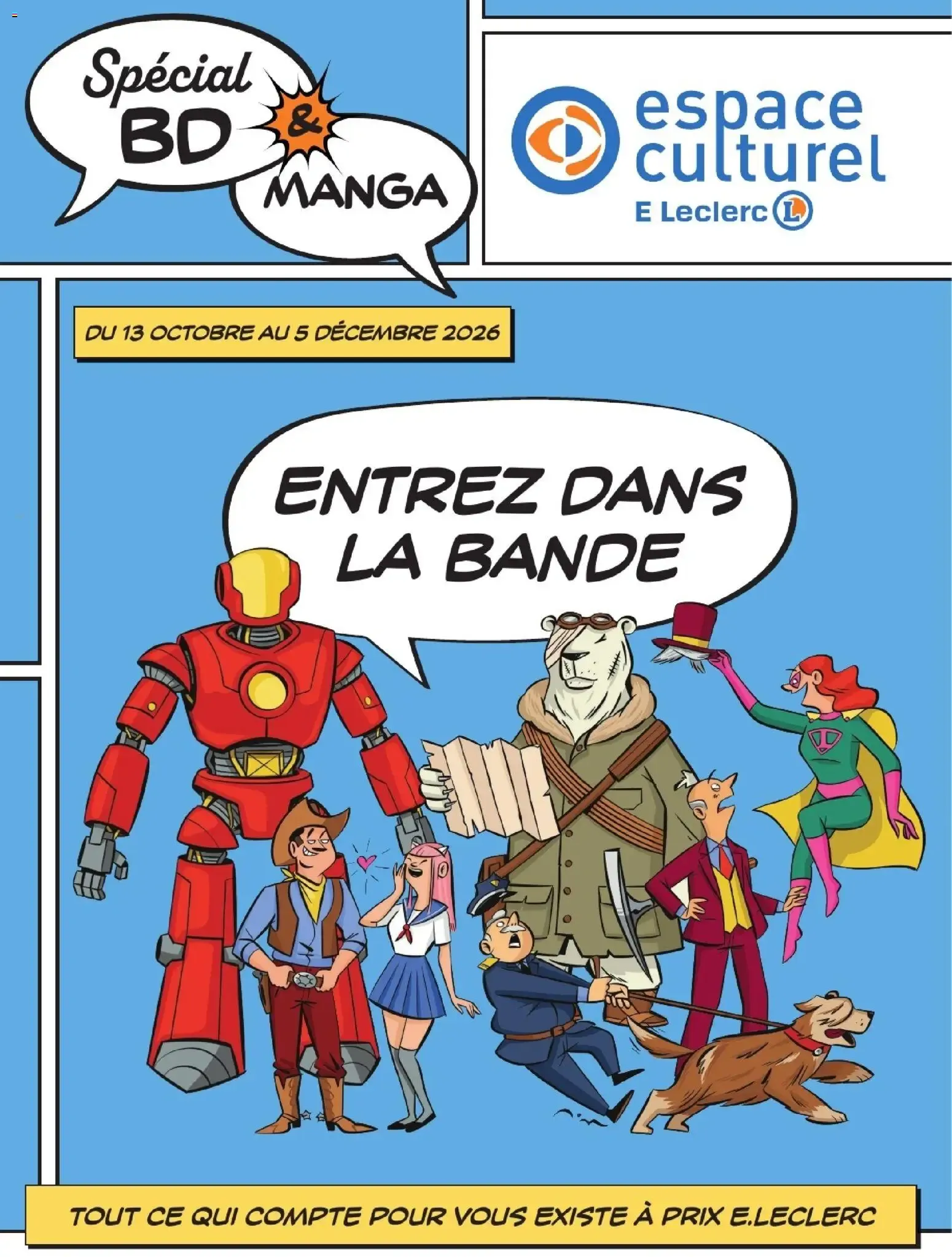 Espace Culturel E.Leclerc: Spécial BD & Manga du 13 octobre au 5 décembre 2026 - Catalogue page 1