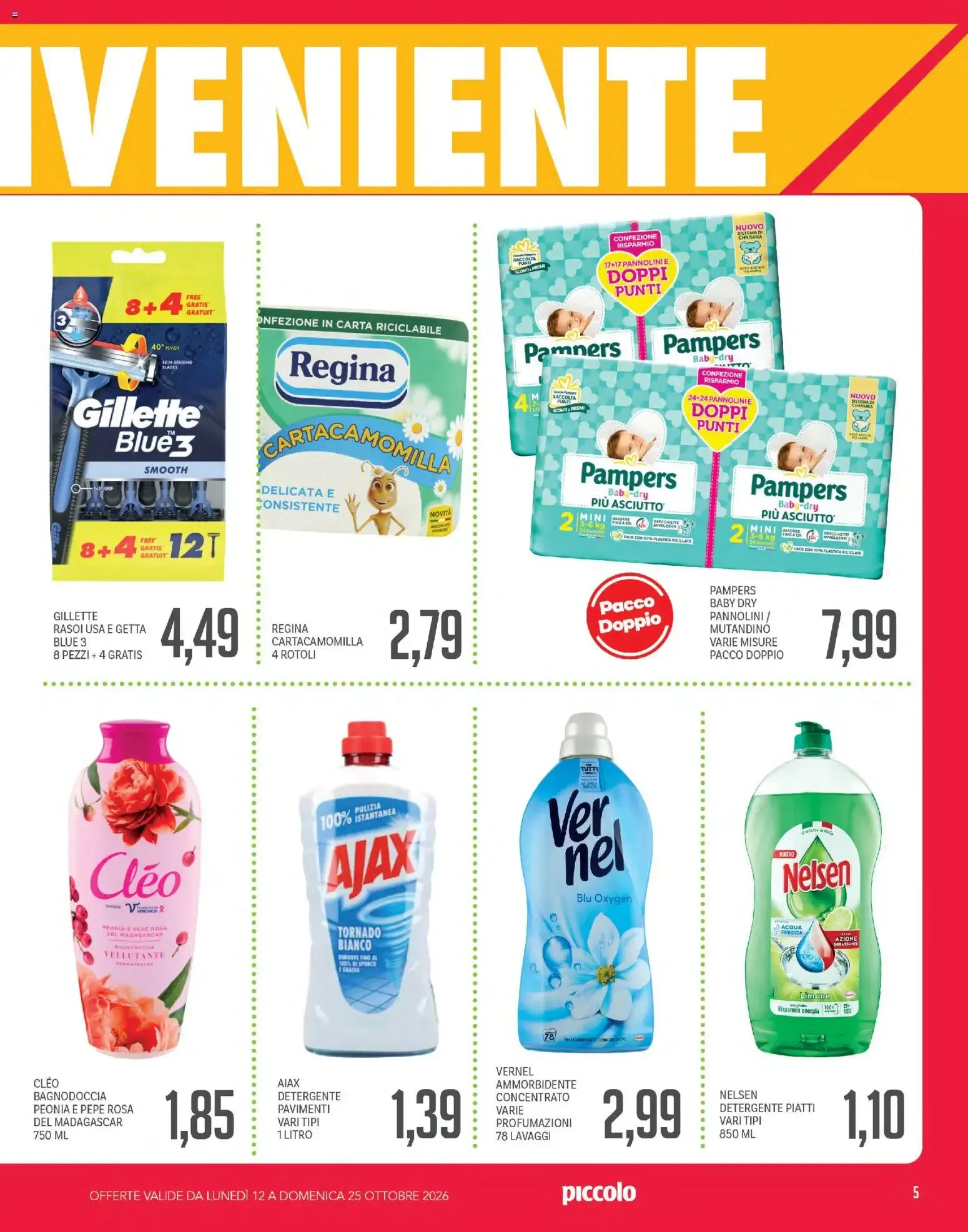 Piccolo volantino dal 12/10/2026 - online Offerte da 12 ottobre a 25 ottobre di 2026 - Pagina del volantino 5