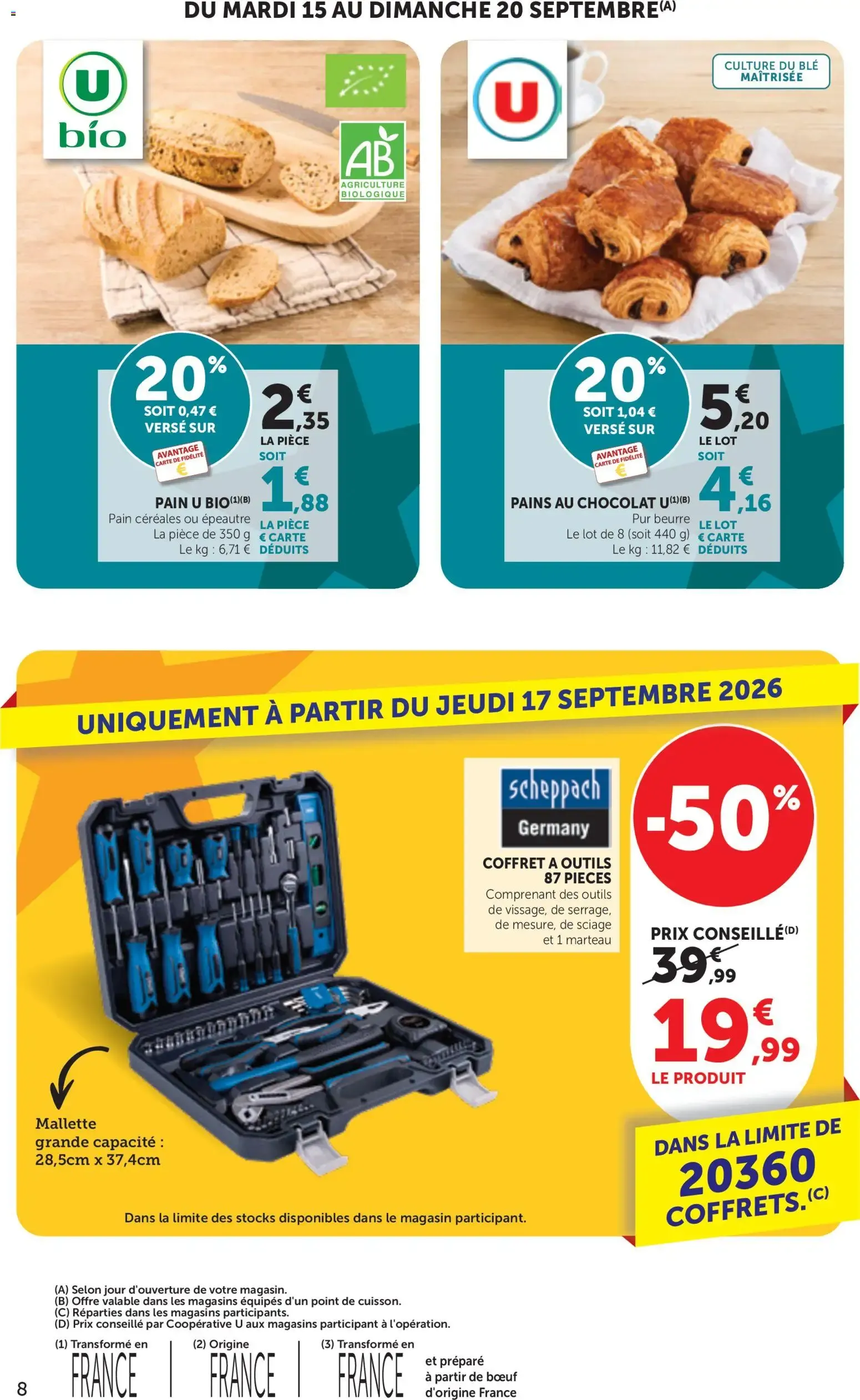 bi1 Catalogue maxi marché à partir du 15/09/2026 - promo en ligne du 15 septembre au 27 septembre 2026 - Catalogue page 8