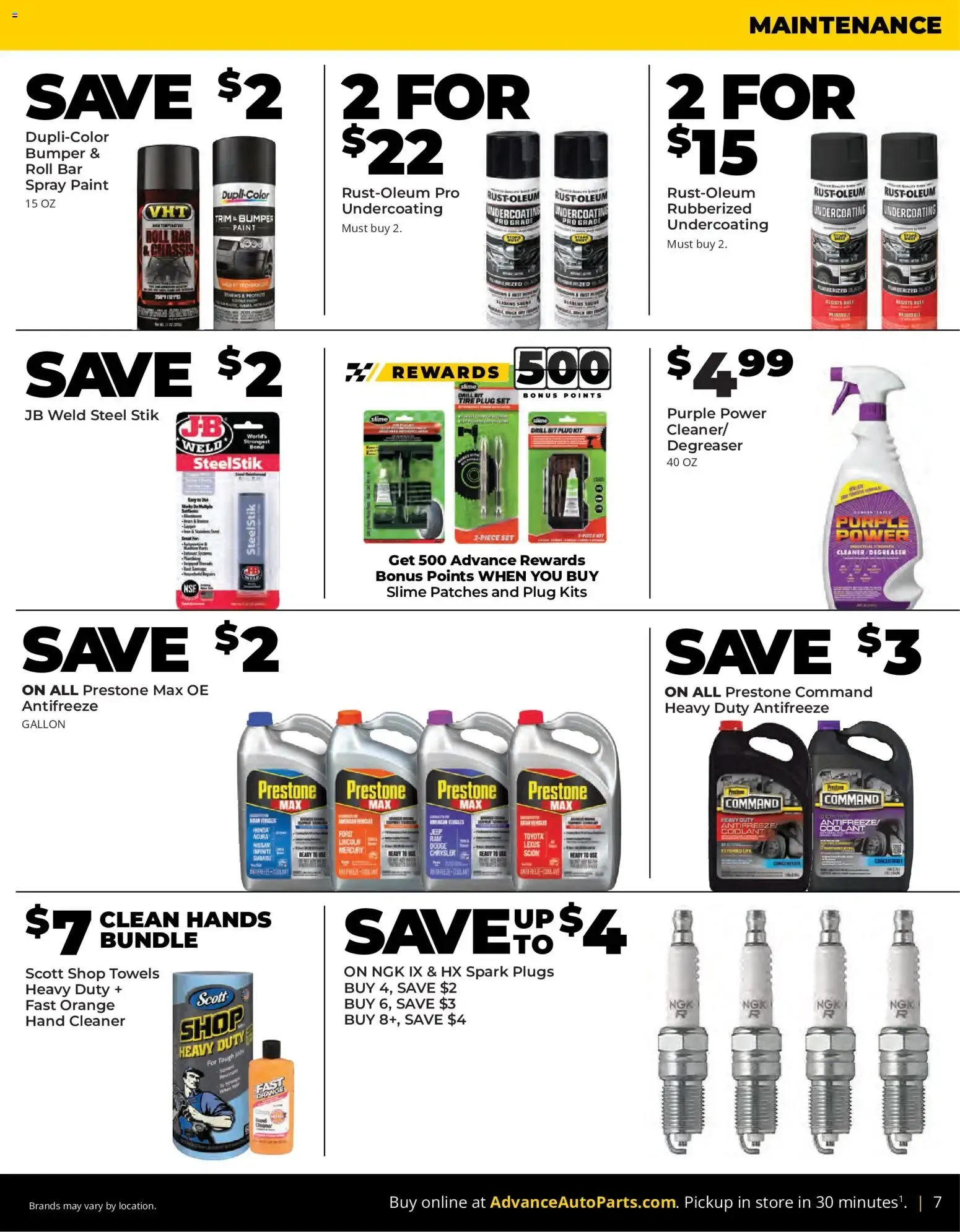Weekly ad Advance Auto Parts Weekly Ad from 09/13/2026 - Flyer from September 13 to October 10 2026 - Page 7