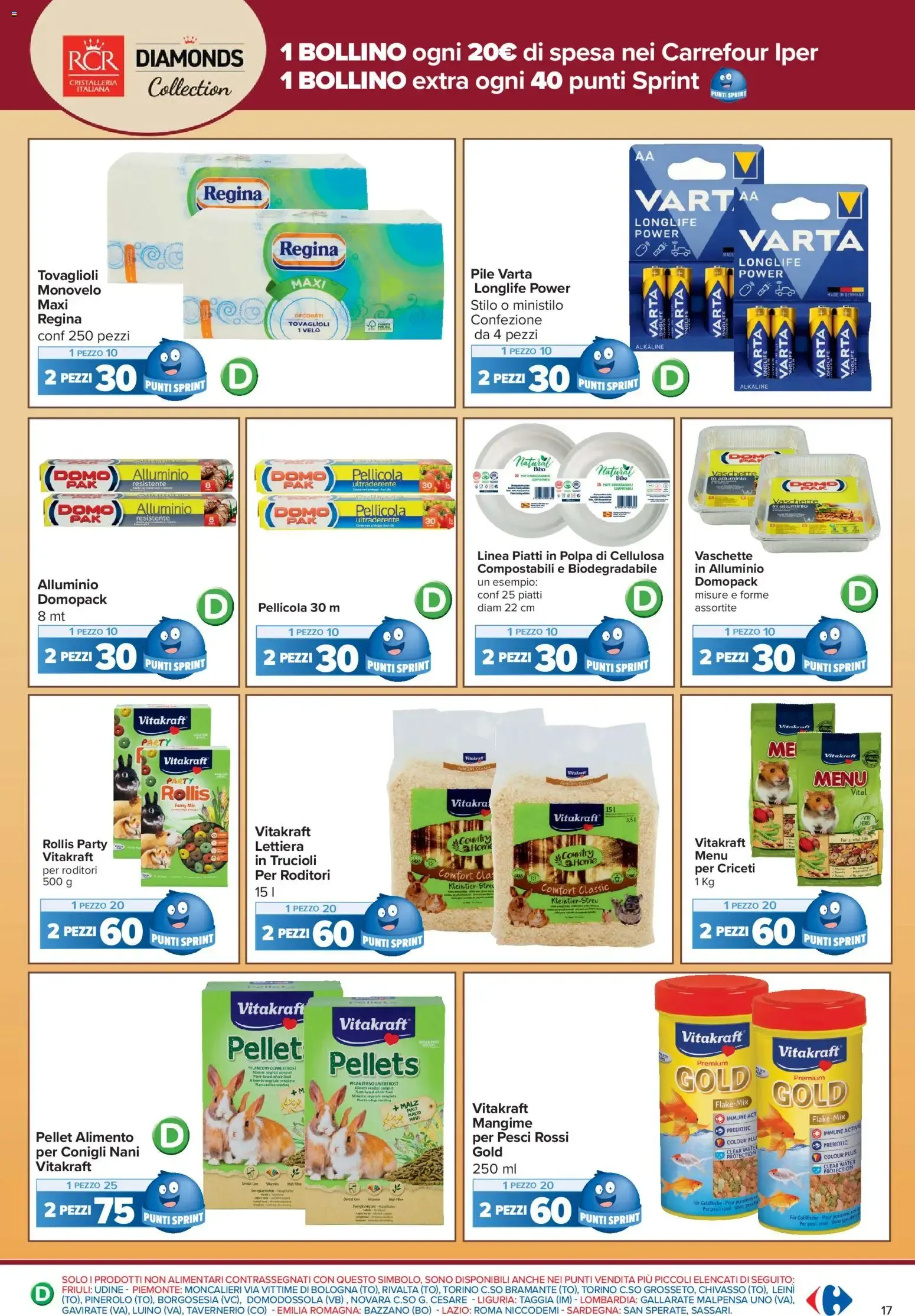 Nuovo Carrefour volantino Iper - Punti Sprint Payback dal 15/09/2026 > offerte anteprima 🛍️ da 15 settembre a 28 settembre di 2026 - Pagina del volantino 17
