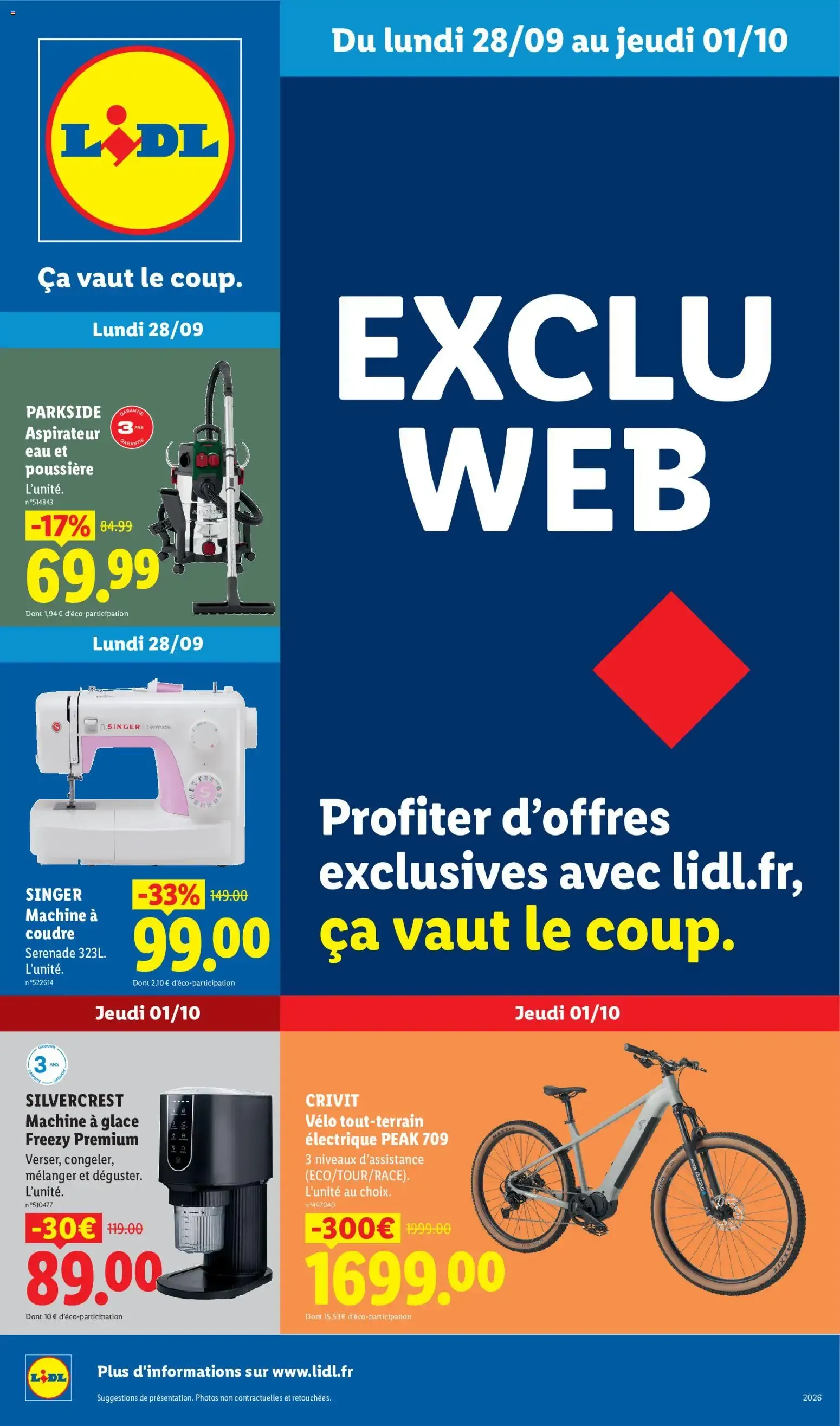 Catalogue LIDL du 28/09/2026 | Promo prospectus en ligne du 28 septembre au 1 octobre 2026 - Catalogue page 1
