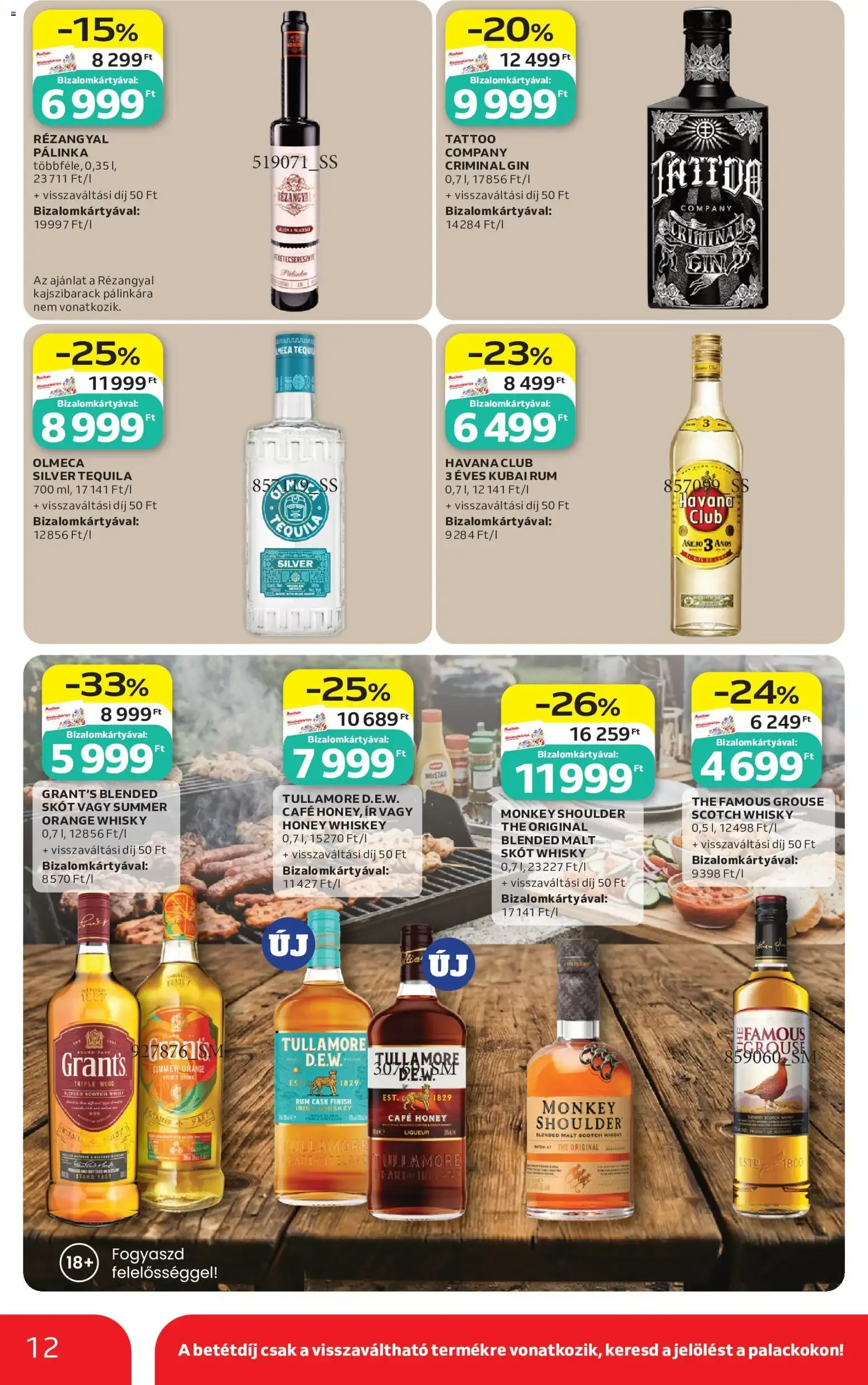 Katalógus Auchan Grill ajánlataink - 2026.06.25. -tól/töl > akció, lapozható szórólap 🛍️ június 25.-tól július 8.-ig 2026. - Oldal 12