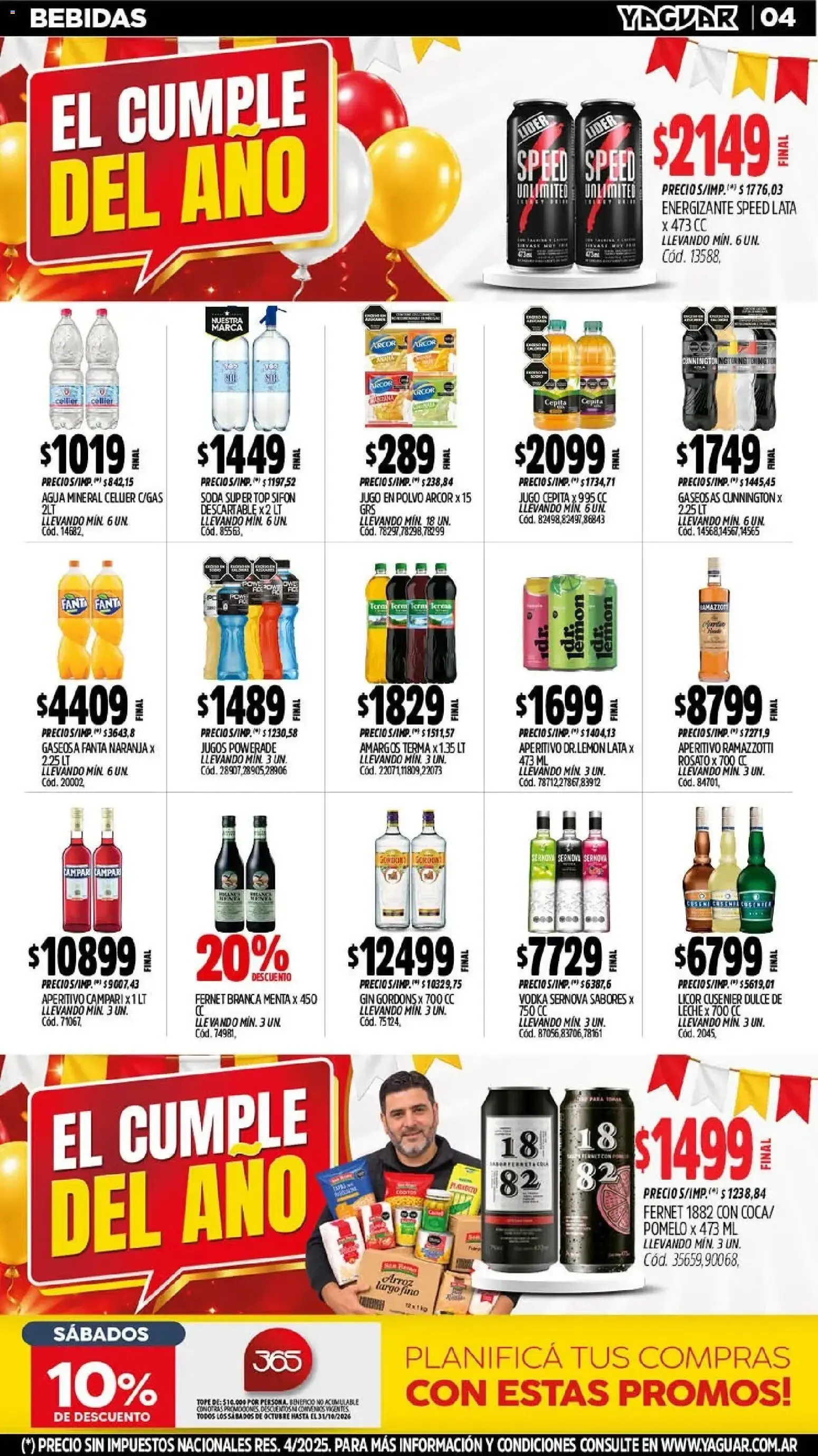 Ofertas de El Cumple del Año 38 - Mayorista Yaguar 26 de octubre al 1 de noviembre 2026 - Página 5 del catálogo
