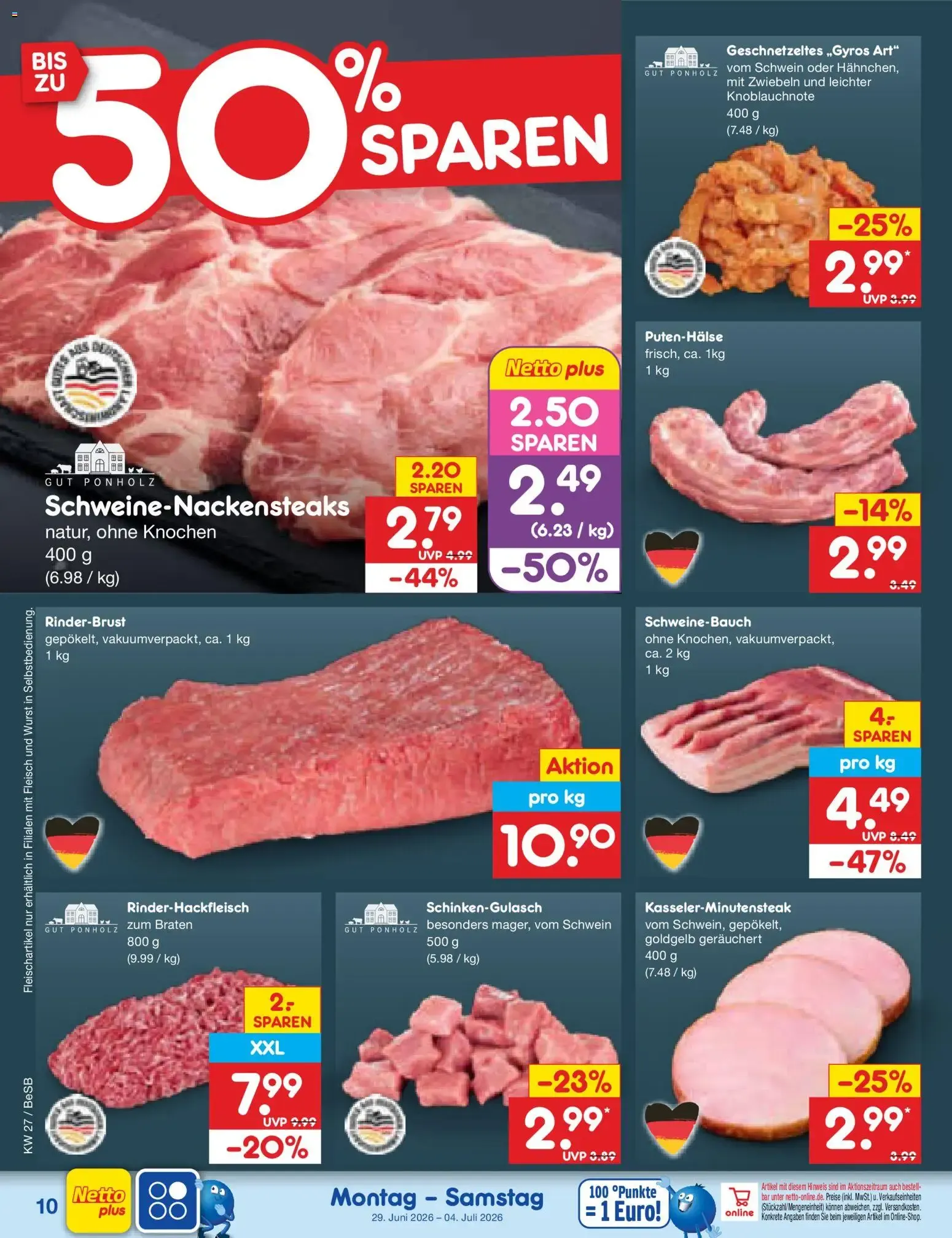 Netto Marken-Discount Prospekt (ab 29.06.2026) » Angebote von 29. Juni bis 4. Juli 2026 - Prospekt seite 14