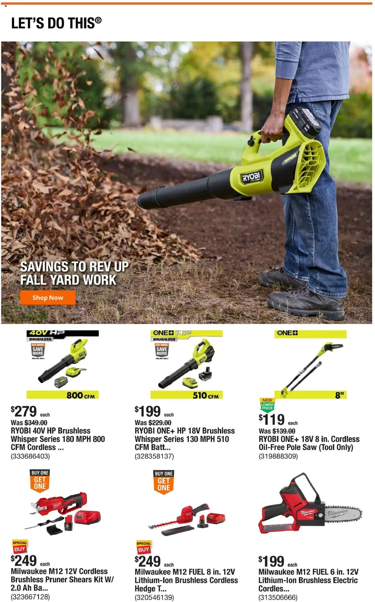 Weekly ad Home Depot Weekly Ad from 09/10/2026 - Flyer from September 10 to September 24 2026 - Page 3