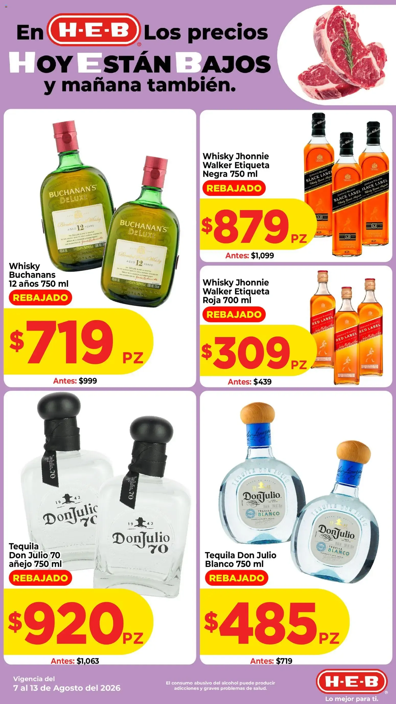 Catálogo de H-E-B: Precios Bajos Hoy y Mañana 7 de agosto al 10 de agosto 2026 - Pagina 2
