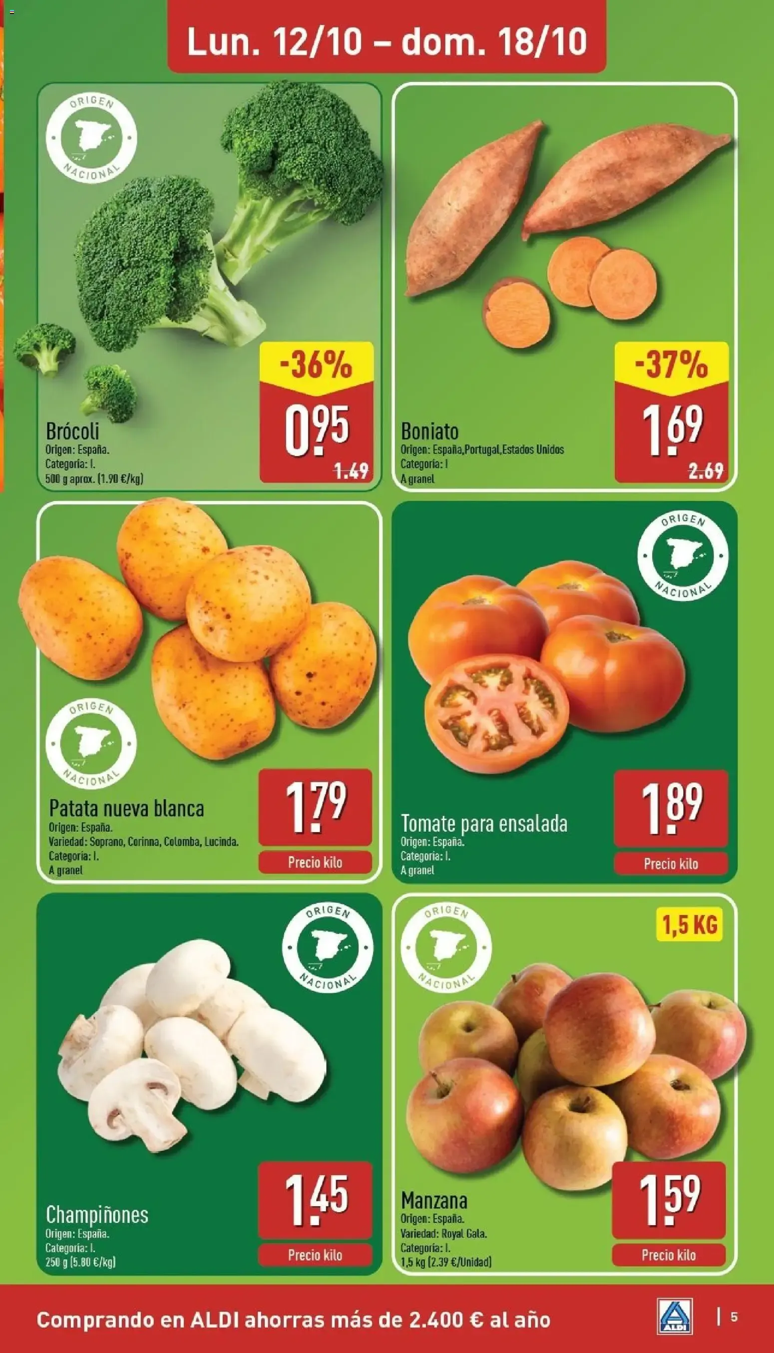 Catálogo de Aldi folleto Baleares del 12/10/2026 | Catálogo 12 de octubre al 18 de octubre 2026 - Página 5