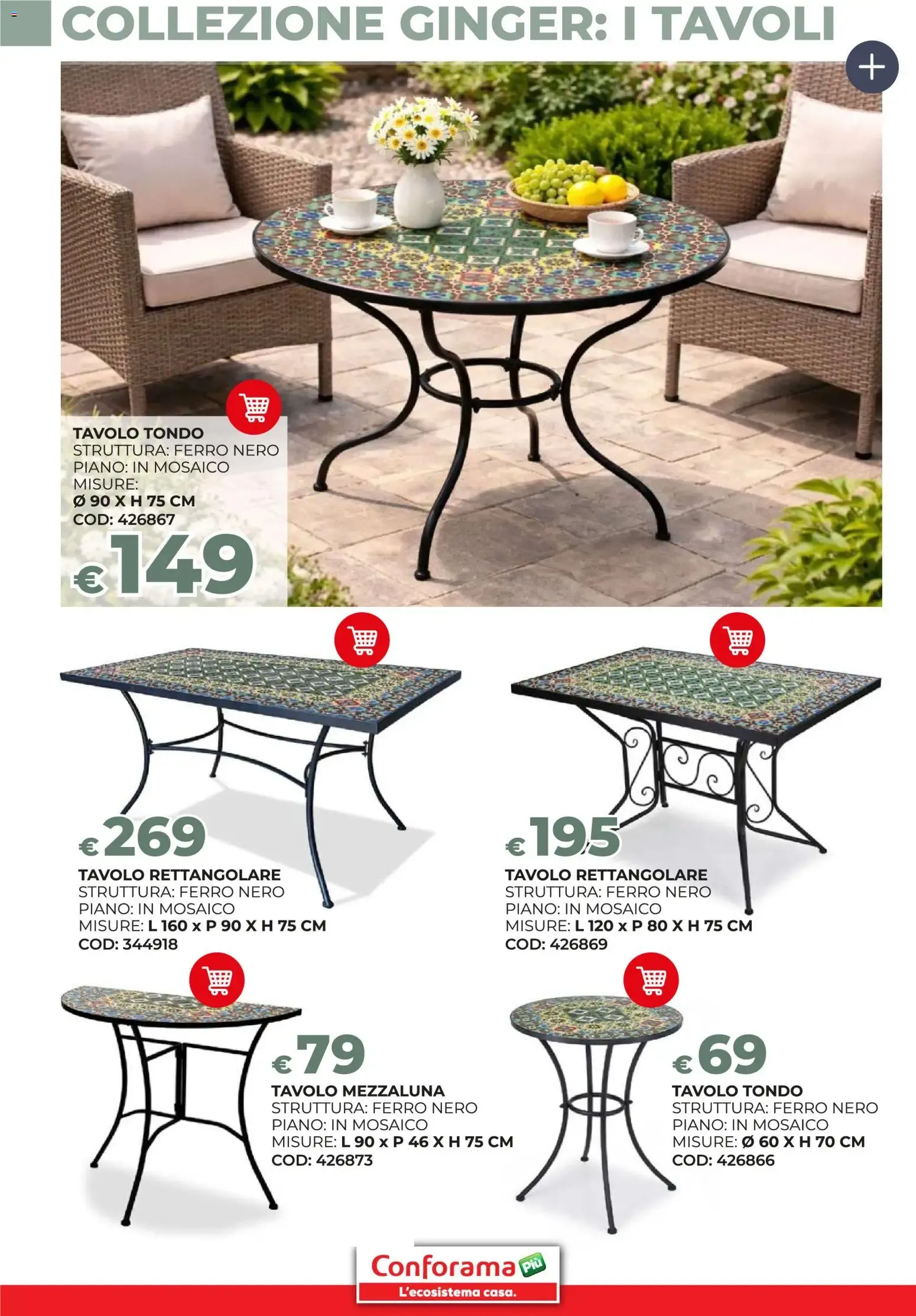 Conforama Collezione Arredo Giardino da 19 marzo a 30 settembre di 2026 - Pagina del volantino 34