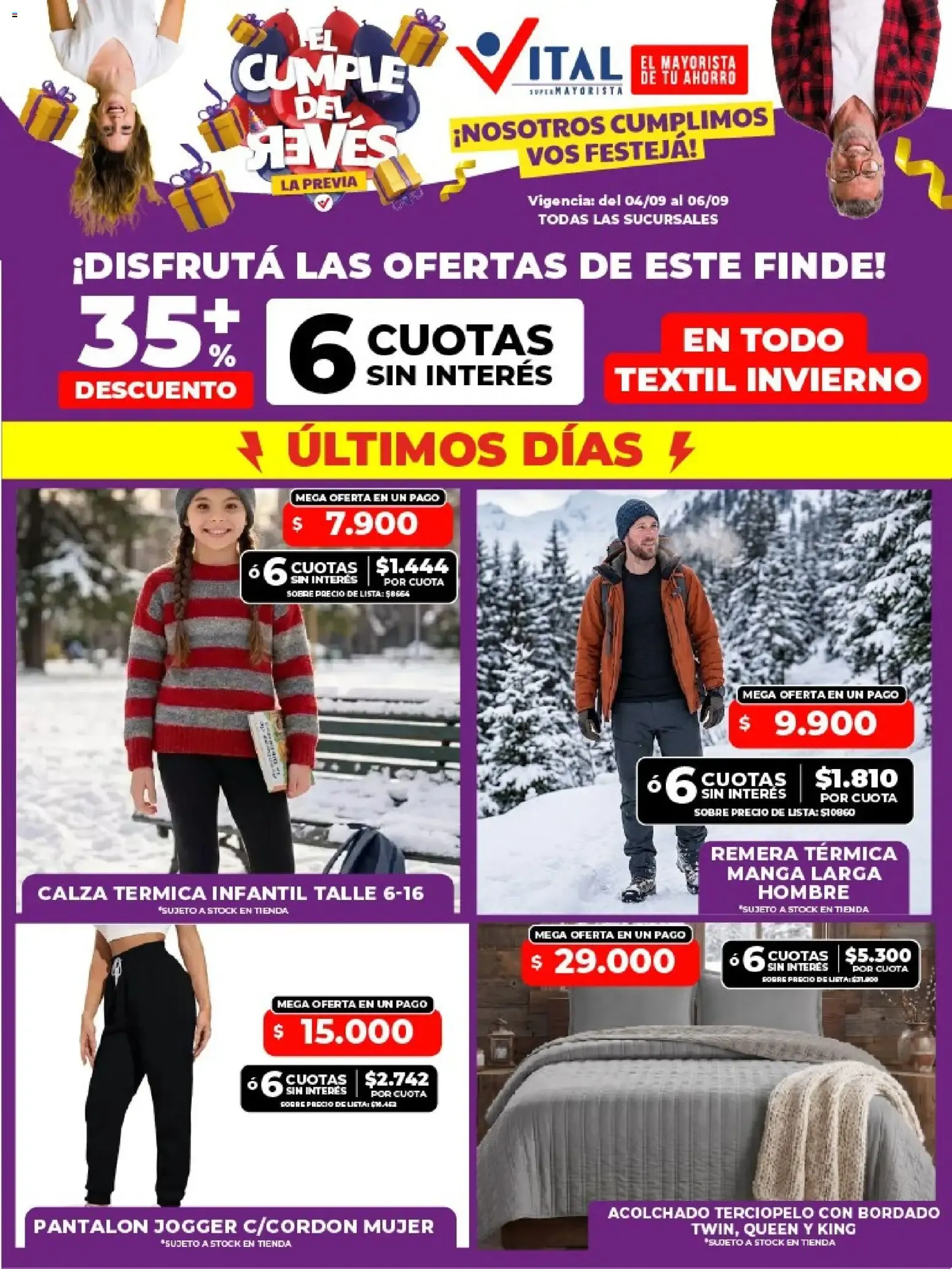 Ofertas de Vital - Ofertas del Finde y Cumple del 13ves 4 de septiembre al 6 de septiembre 2026 - Página 6 del catálogo