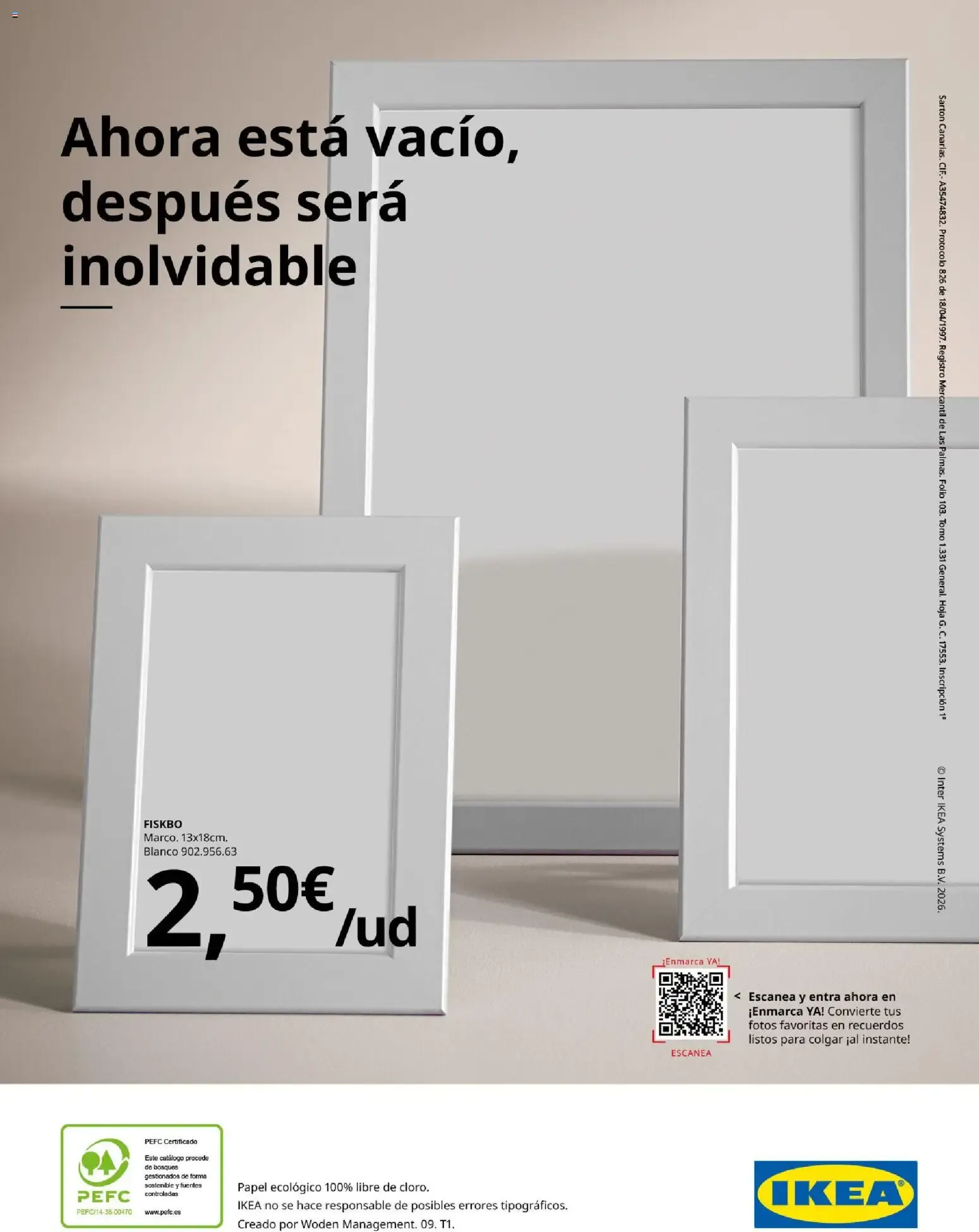 Catálogo de IKEA - Enmarca ya del 01/09/2026 1 de septiembre al 31 de enero 2027 - Página 16