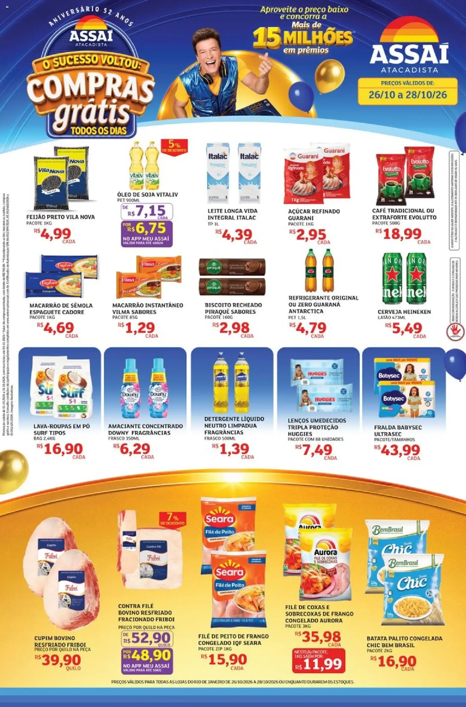 Encarte de Assaí Atacadista ofertas - RJ de 26/10/2026 | Promoções Online 26 de outubro até 28 de outubro 2026 - Pagina 1