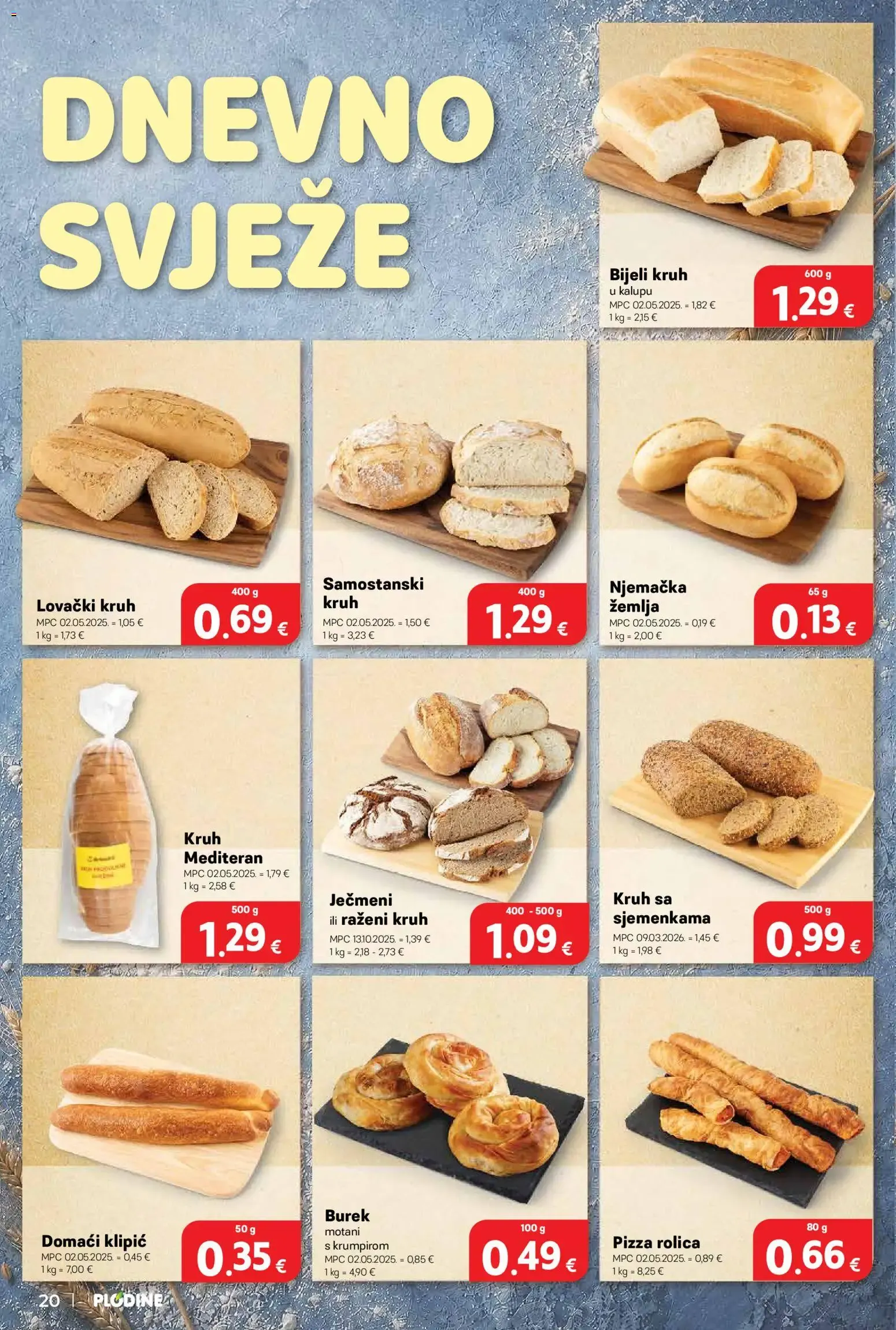 Katalog Plodine Katalog novi od 22.07.2026 na listanje > letak digitalni od 22. srpnja do 28. srpnja 2026. - Pregled Stranica 20