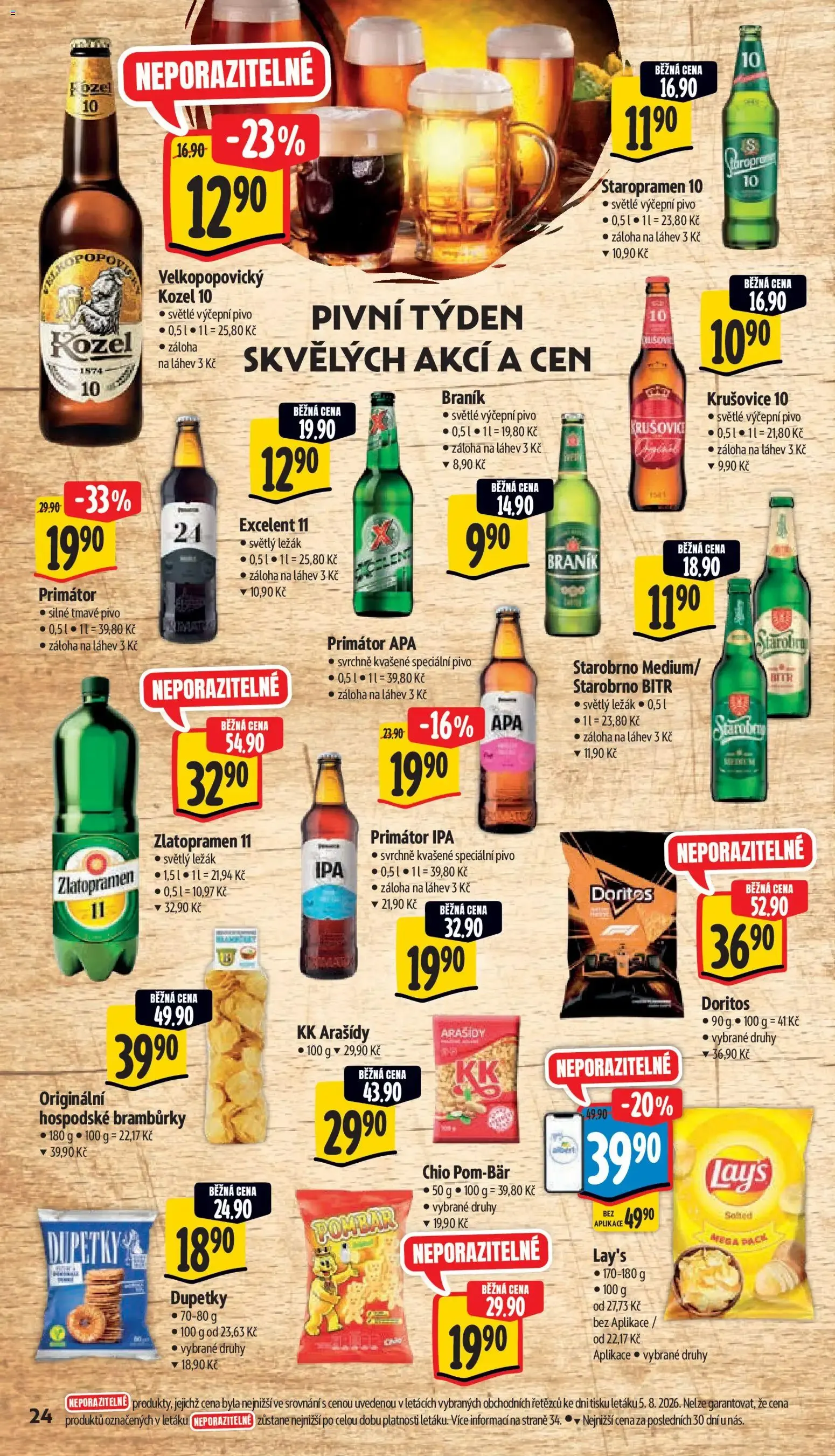 Albert leták - Hypermarket od 12.08.2026 - Akční leták - 12. srpna 18. srpna 2026 - Page 34