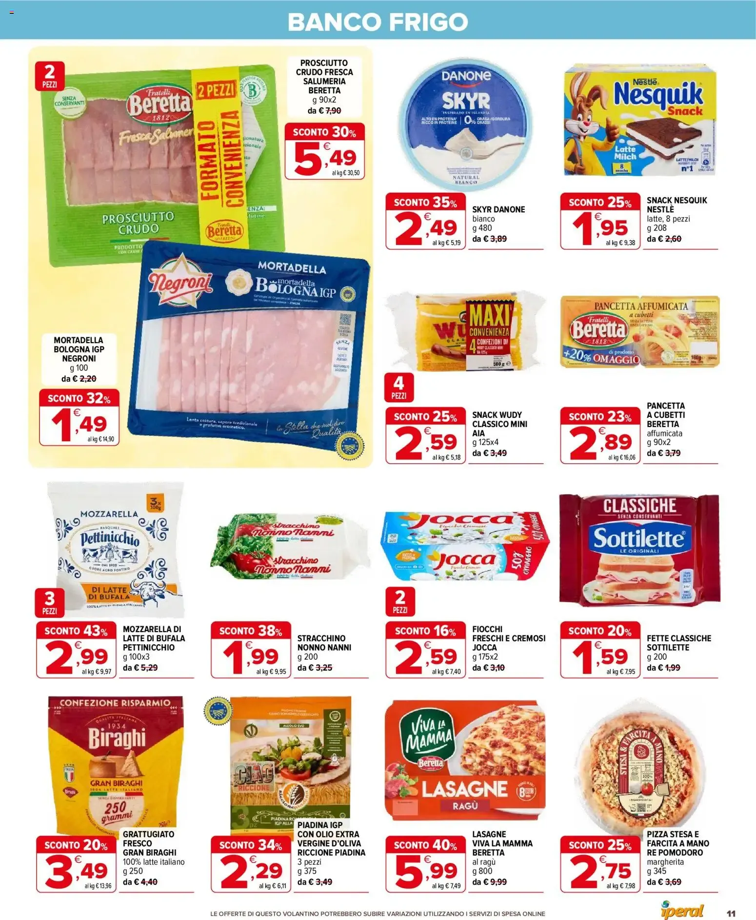 Iperal Supermercati Sotto Costo da 3 settembre a 15 settembre di 2026 - Pagina del volantino 11