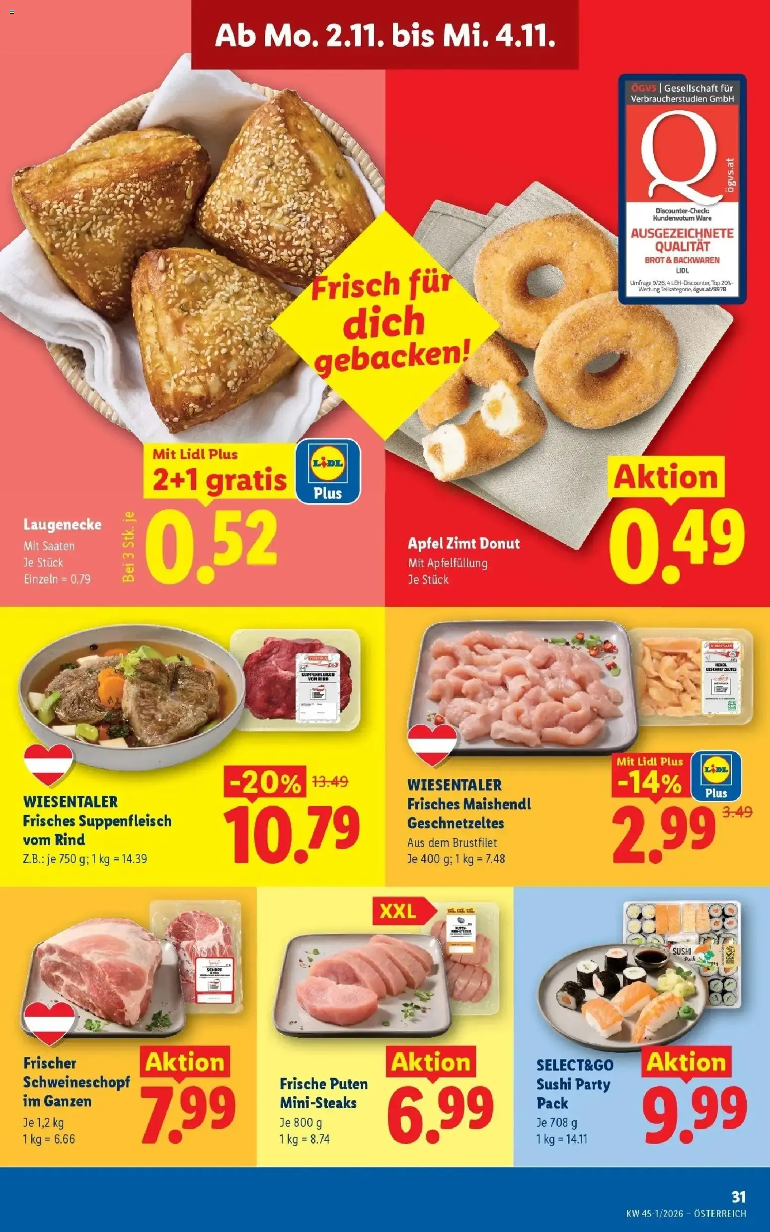 Lidl Flugblatt - Wien ab 25.10.2026 - Angebote ab donnerstag von 29. Oktober bis 31. Oktober 2026 - Flugblätt seite  40