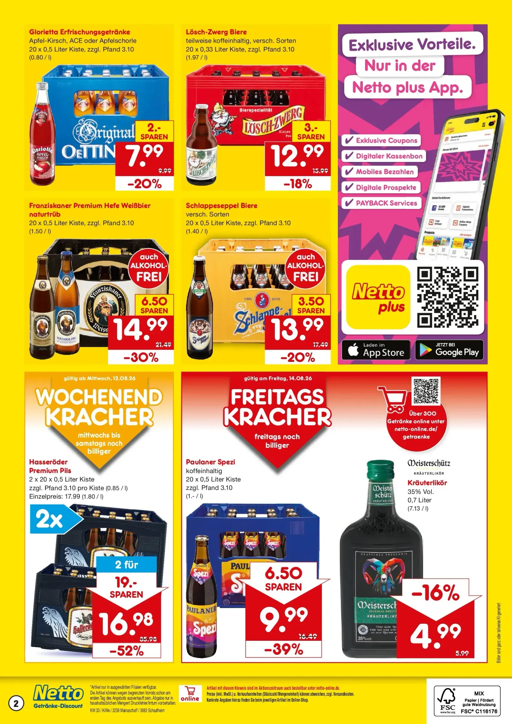Netto Getränke-Discount: Du willst die volle Ladung Mehrweg? von 10. August bis 15. August 2026 - Prospekt seite 2