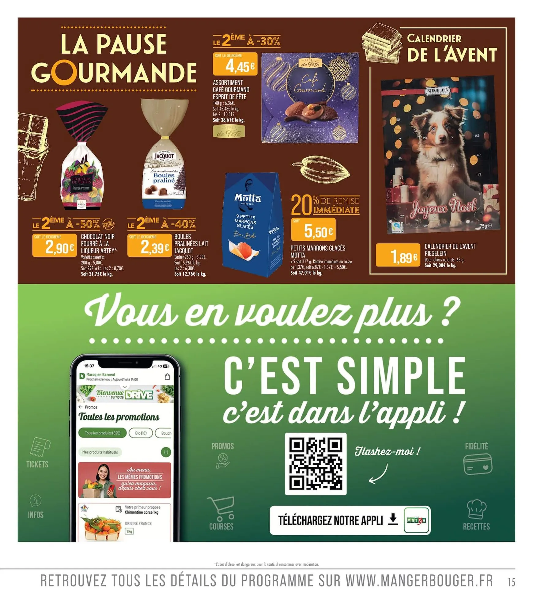 Current Match leaflet valid from du mardi 13/10/2026 to du dimanche 25/10/2026 du 13 octobre au 25 octobre 2026 - Catalogue page 15