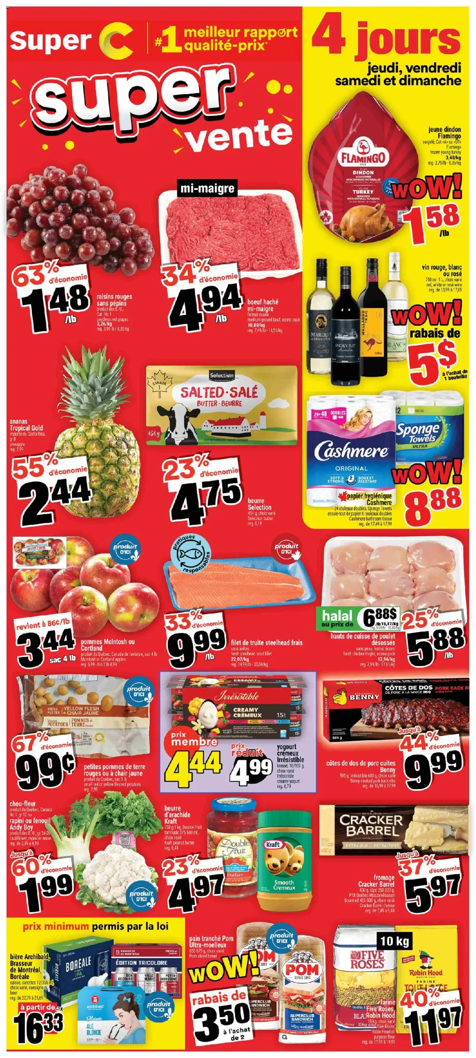 Super C weekly flyer / circulaire from Oct 29, 2026 > weekly specials & deals