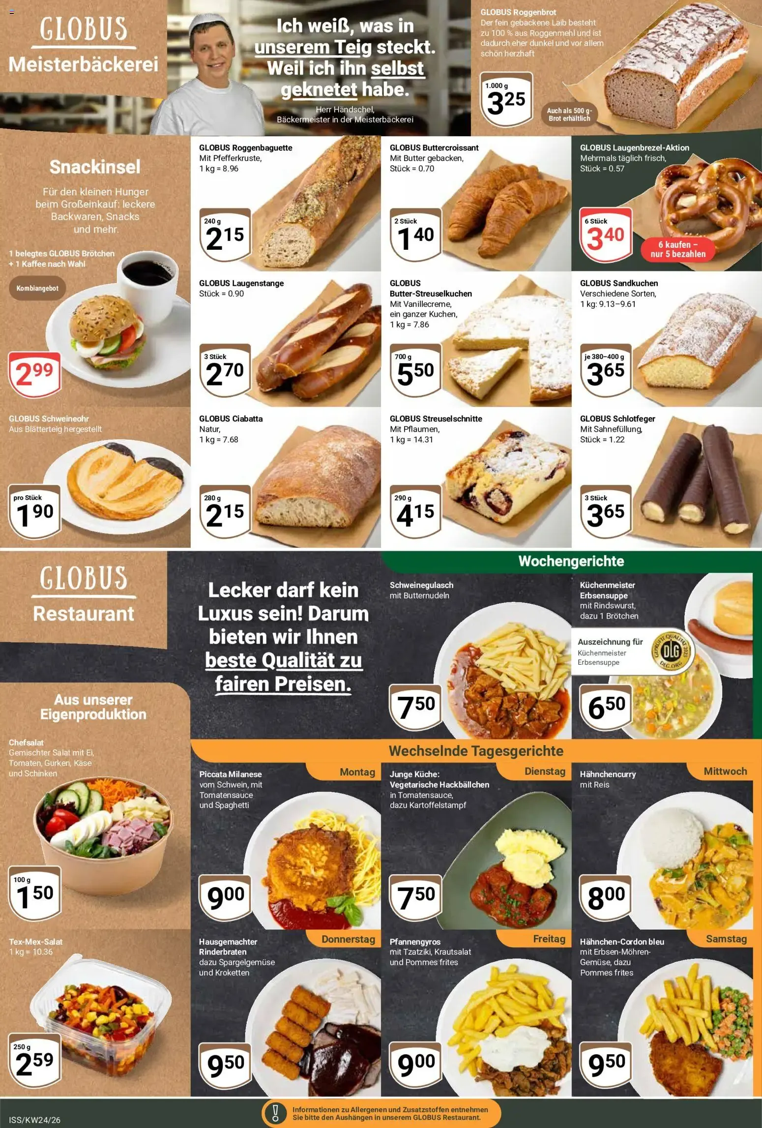 Globus Fleischkäse-Festival 2026 von 8. Juni bis 13. Juni 2026 - Prospekt seite 12
