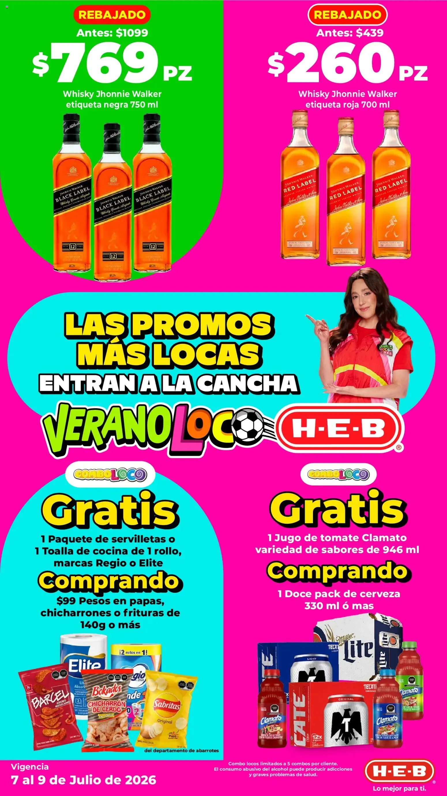 Catálogo de Las Promos Más Locas Entran a la Cancha - Verano Loco H-E-B 7 de julio al 9 de julio 2026 - Pagina 3