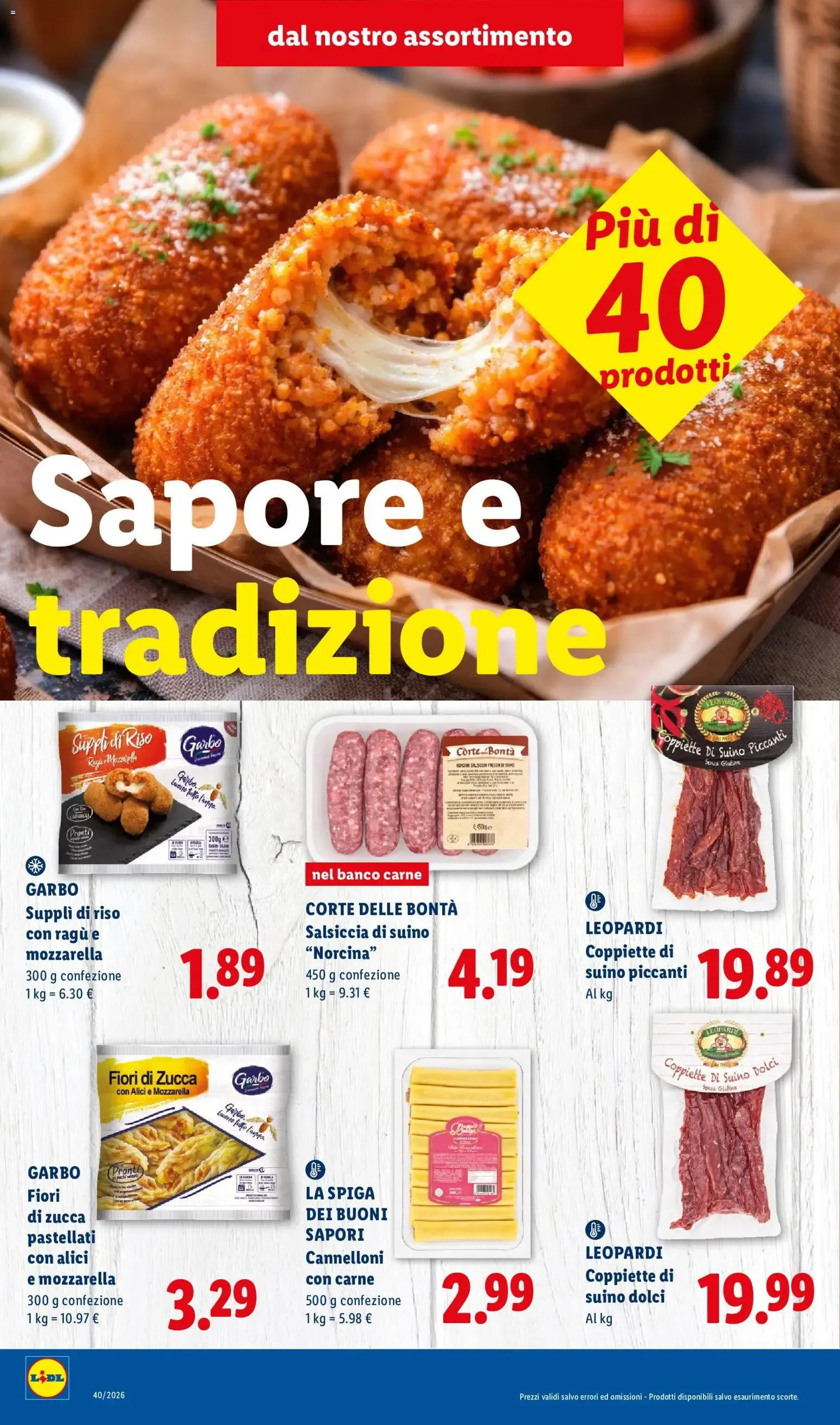 Sapori del Centro Italia da 1 ottobre a 7 ottobre di 2026 - Pagina del volantino 2