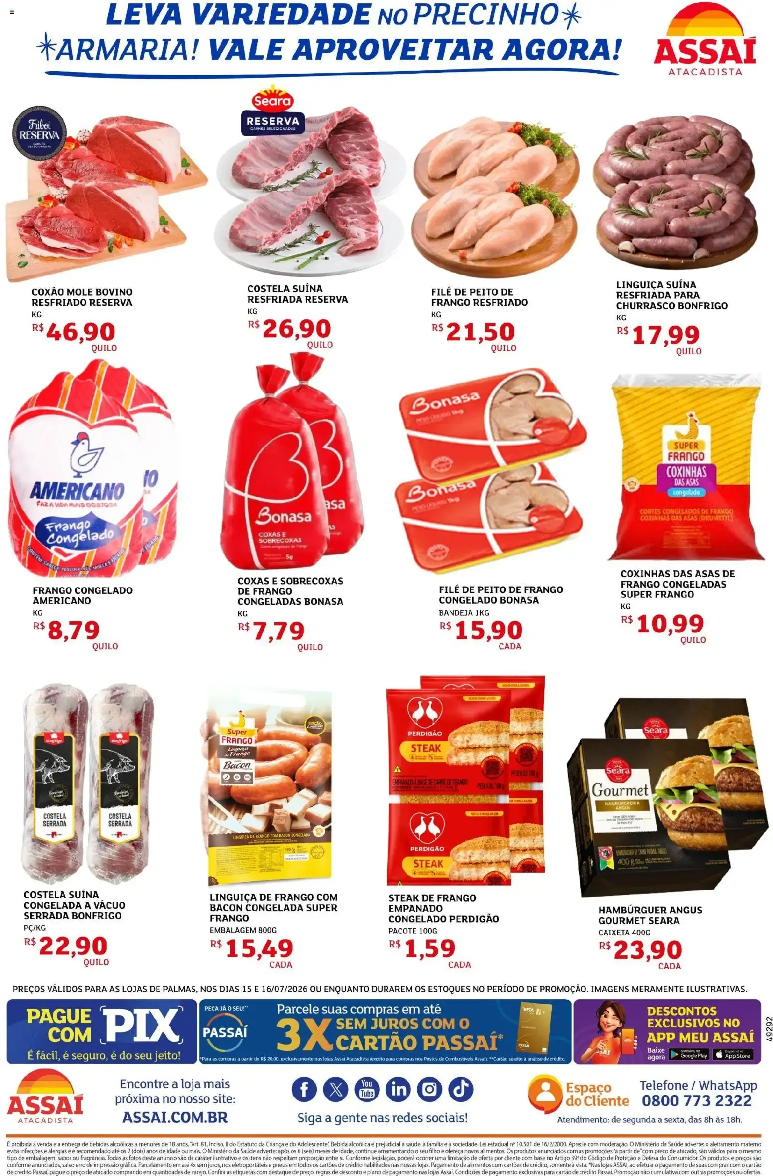 Encarte de Assaí Atacadista ofertas - TO de 15/07/2026 | Promoções Online 15 de julho até 16 de julho 2026 - Pagina 2