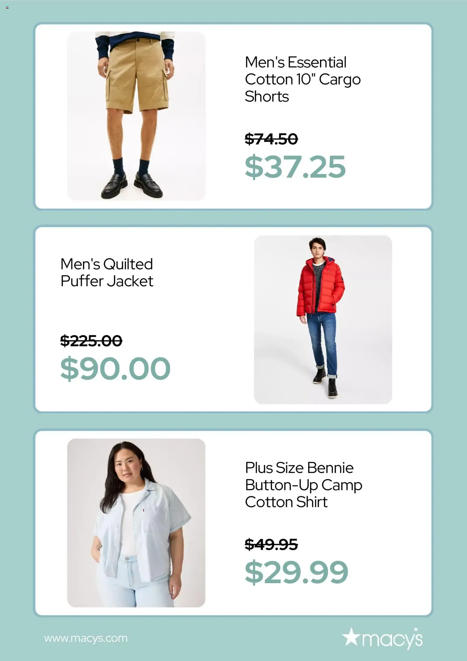 Weekly promotion Macy's Clearance 40-70% OFF spanning from August 17 to September 1 2026 - Page 2 for Catalogue 365