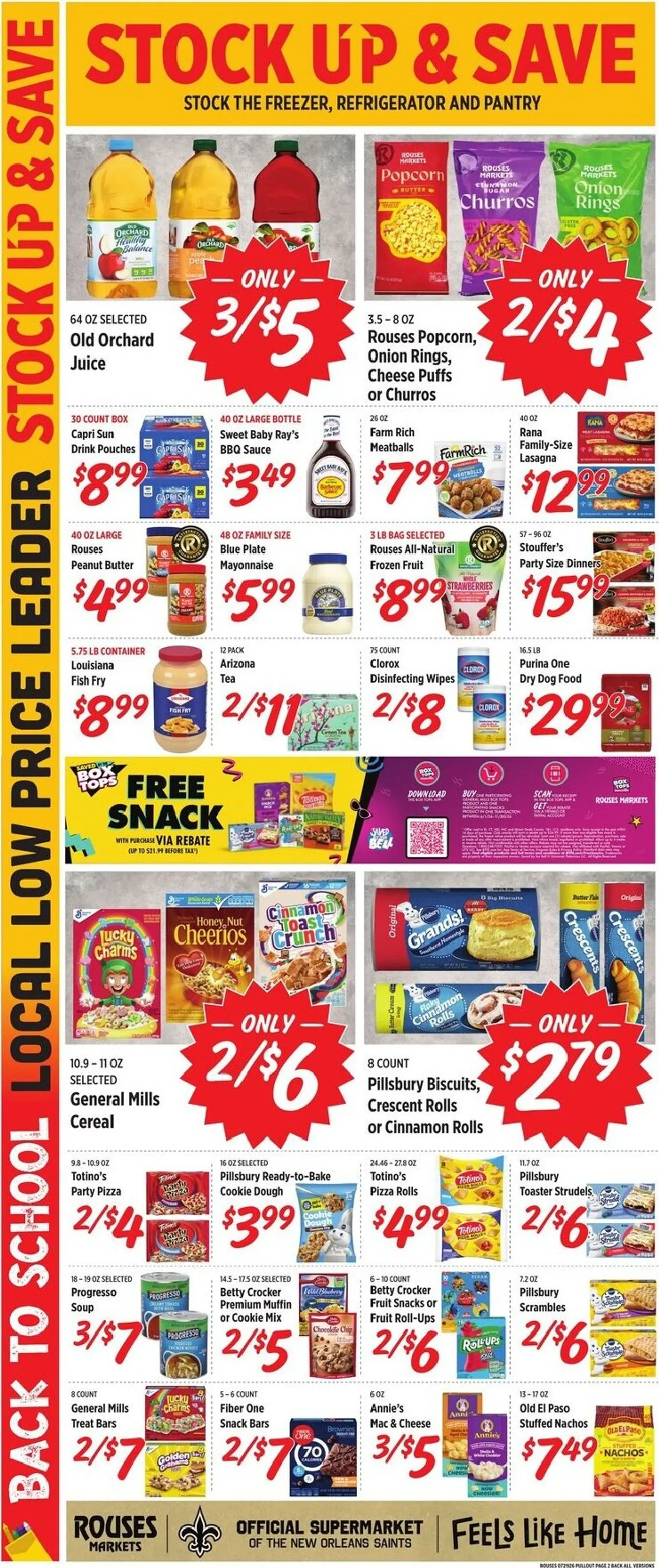 Weekly ad Current Rouses Markets leaflet valid from Wednesday 07/29/2026 to Wednesday 08/05/2026 from July 29 to August 5 2026 - Page 4