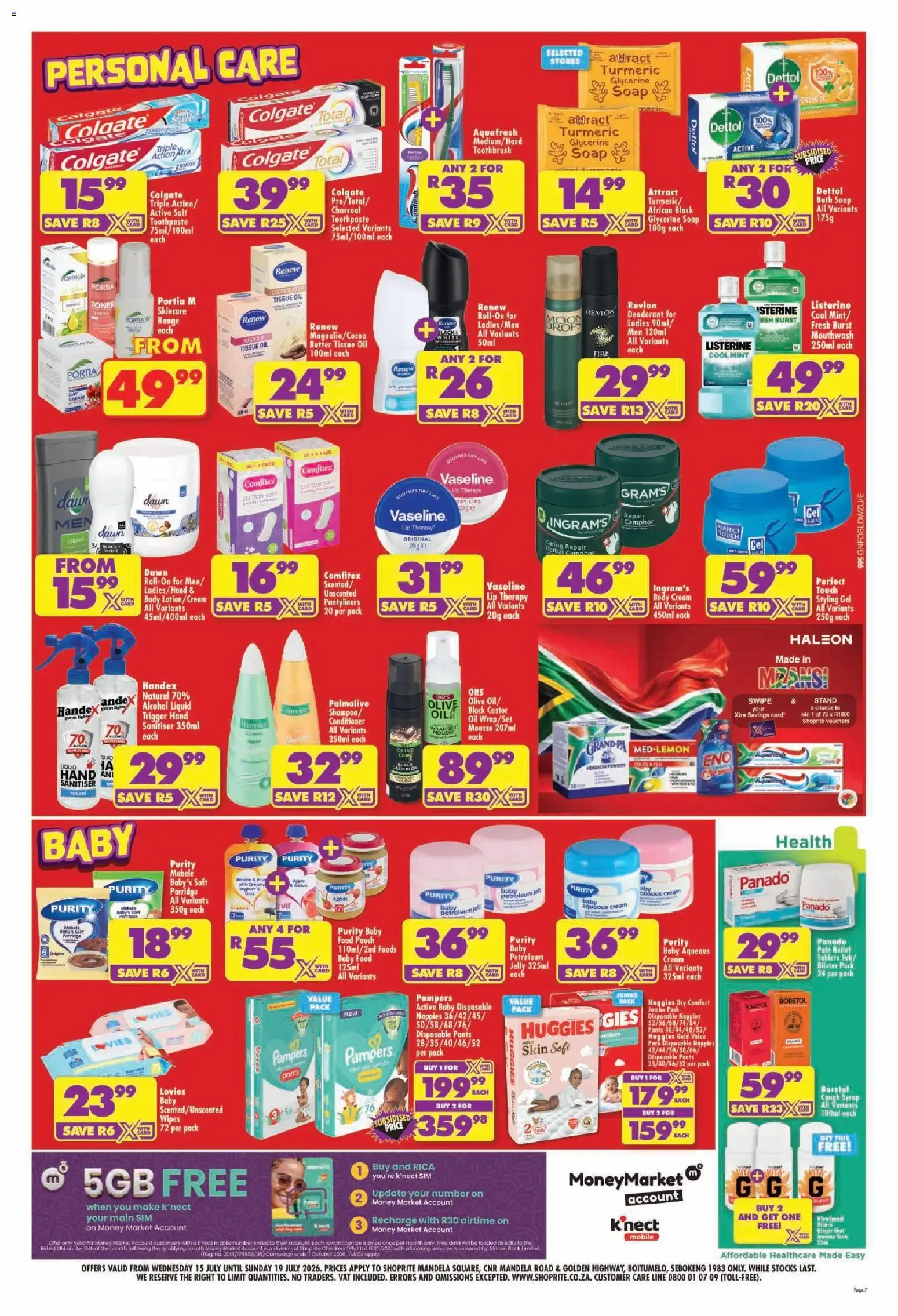 Shoprite Mandela Square - Low-Duuuma Deals! from 15 July to 19 July 2026 - Catalogue Page 7