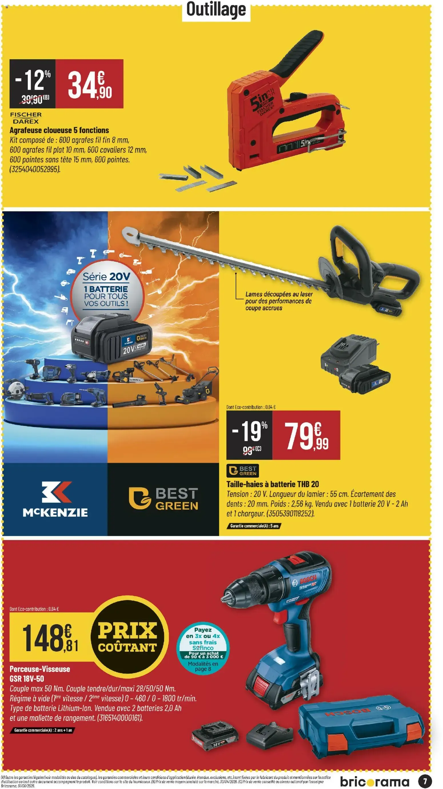 Bricorama catalogue à partir du 01/07/2026 - promo en ligne du 1 juillet au 12 juillet 2026 - Catalogue page 7