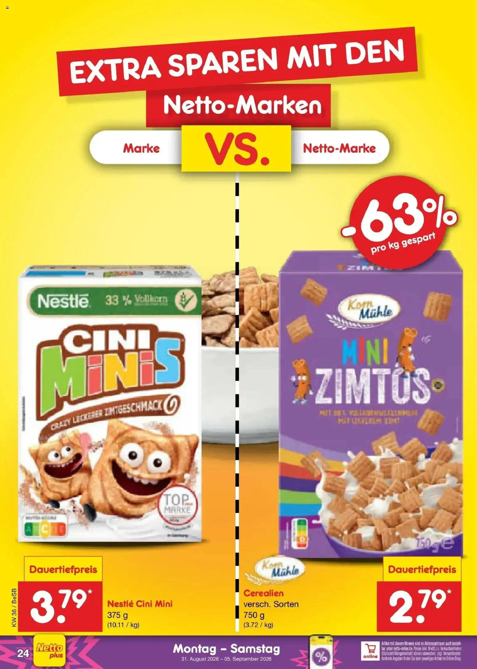 Netto Marken-Discount Prospekt Kremmen (ab 31.08.2026) » Angebote von 31. August bis 5. September 2026 - Prospekt seite 34