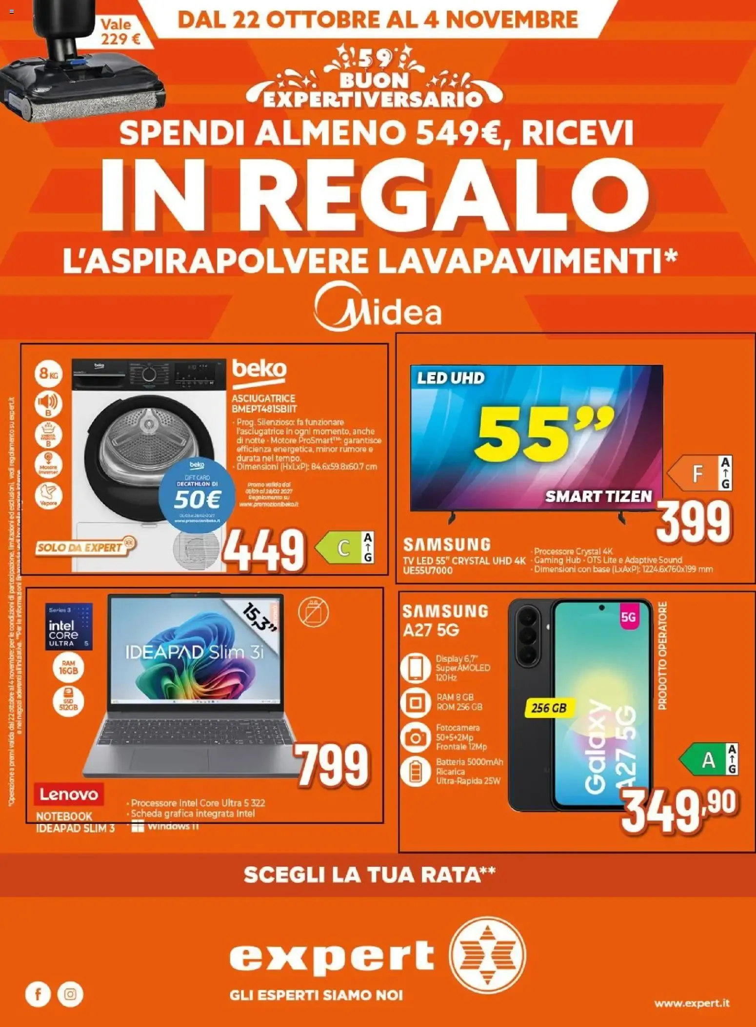 Expert - Buon Expertiversario: Il Regalo Perfetto da 22 ottobre a 4 novembre di 2026 - Pagina del volantino 2