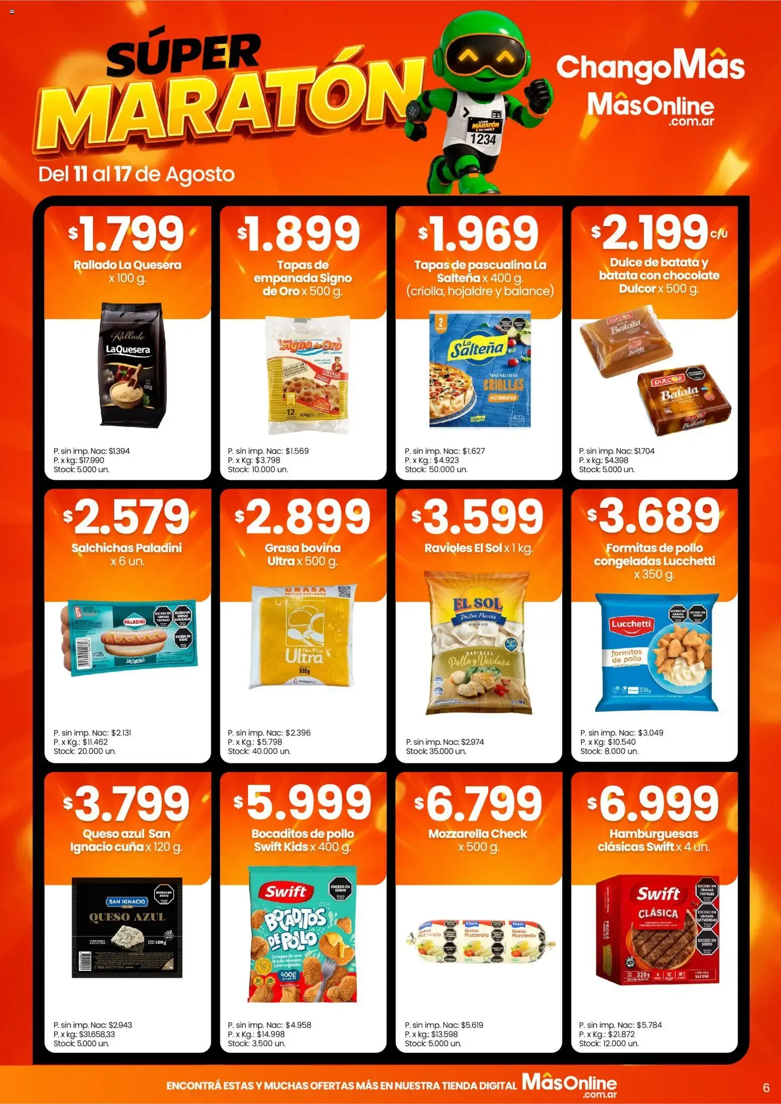 Ofertas de Súper Maratón Chango Más: Juguetería y ofertas 11 de agosto al 17 de agosto 2026 - Página 6 del catálogo