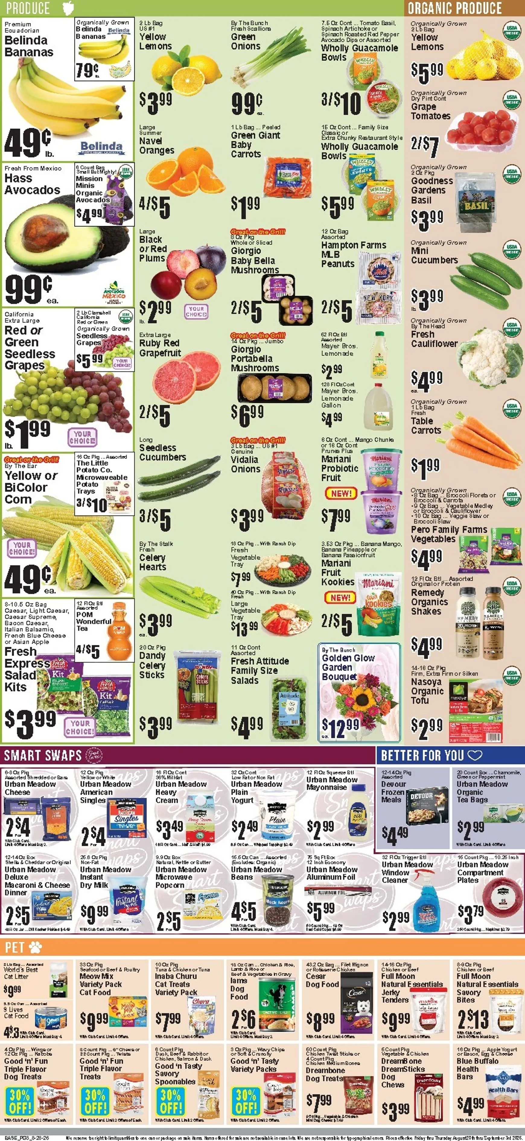 Weekly promotion Current Food Universe leaflet valid from Friday 08/28/2026 to Thursday 09/03/2026 spanning from August 28 to September 3 2026 - Page 4 for Catalogue 365