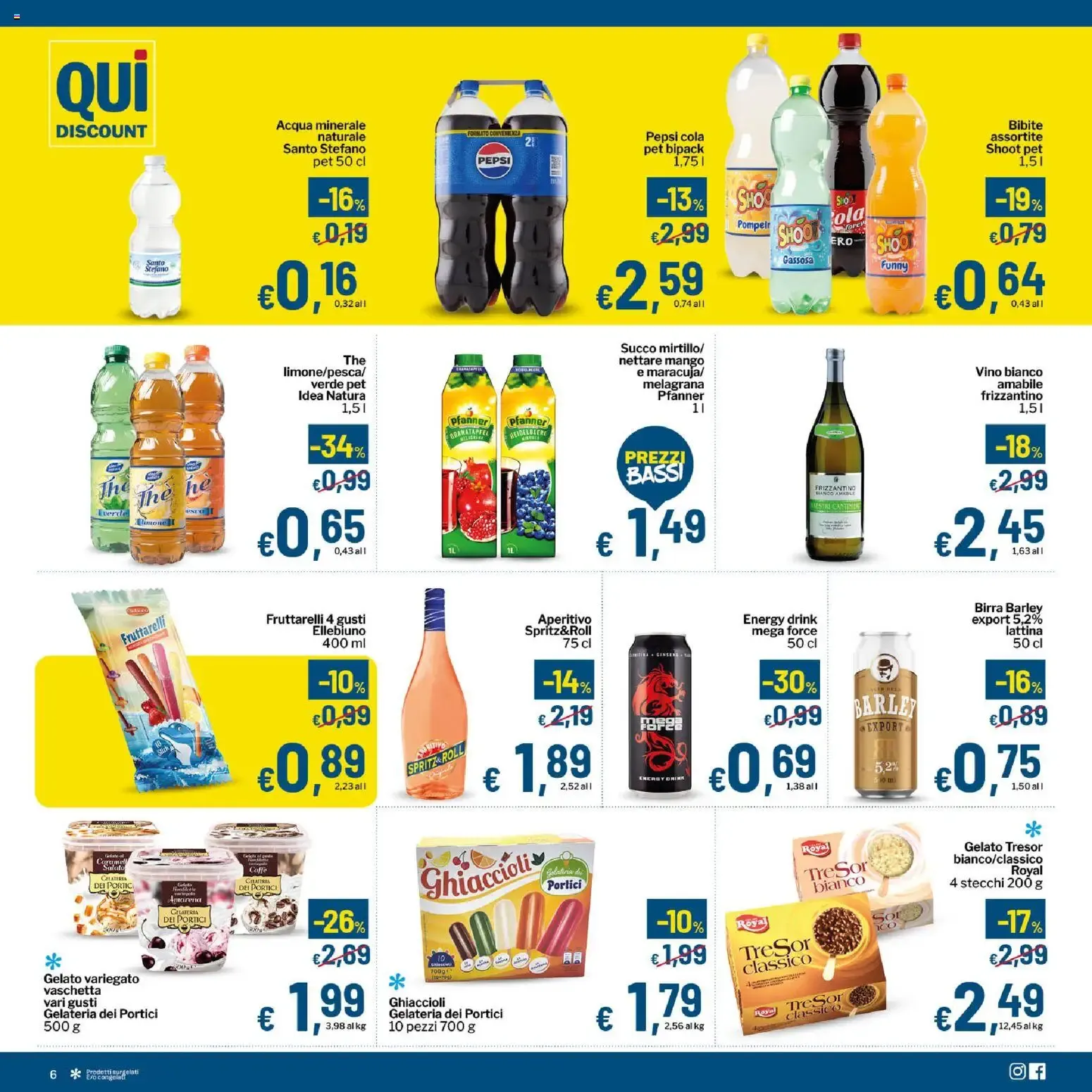 Qui Discount volantino dal 16/06/2026 - online Offerte da 16 giugno a 28 giugno di 2026 - Pagina del volantino 6