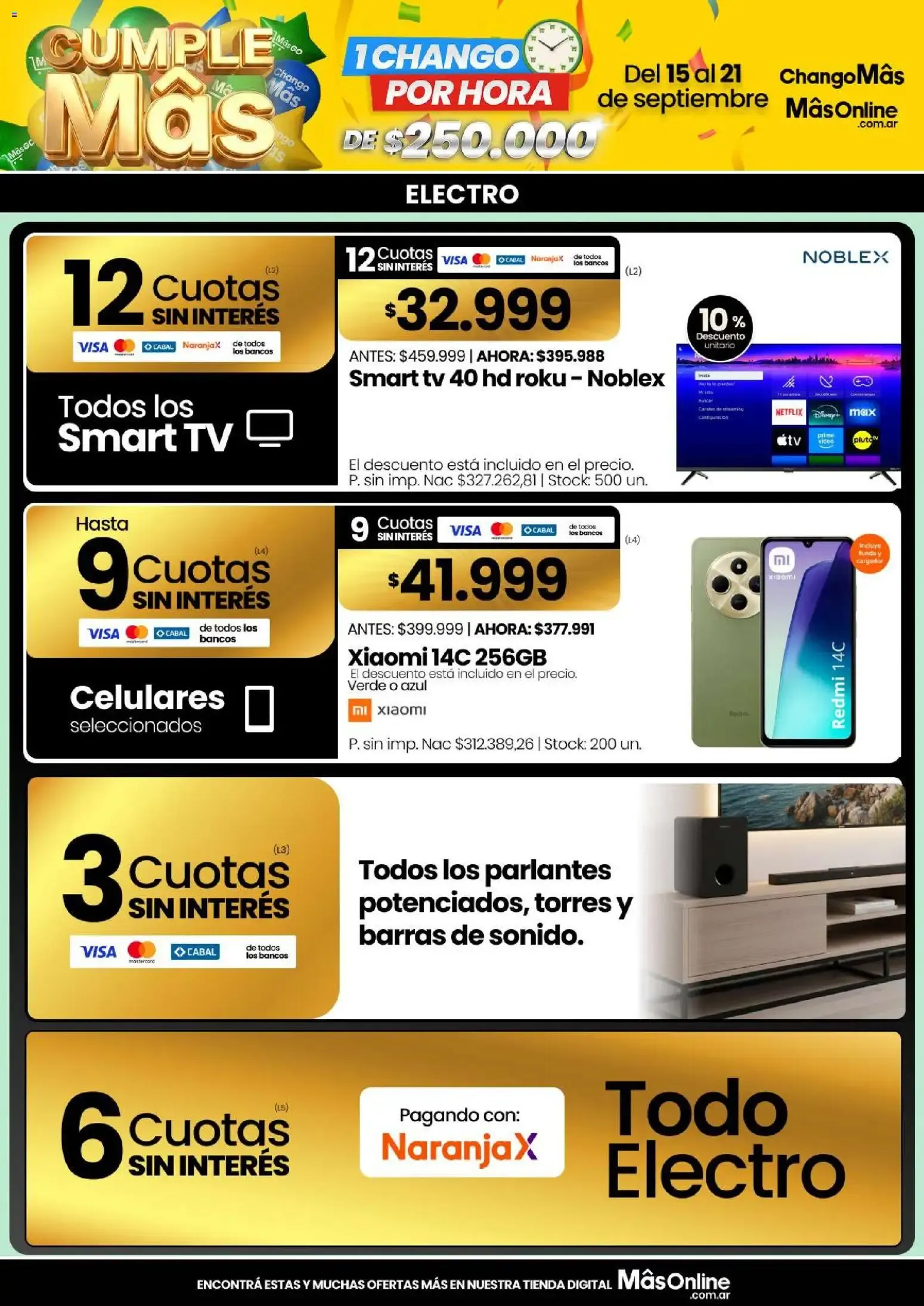 Ofertas de Changomas Ofertas || del 15/09/2026 - 21/09/2026 || Catálogo 15 de septiembre al 21 de septiembre 2026 - Página 9 del catálogo