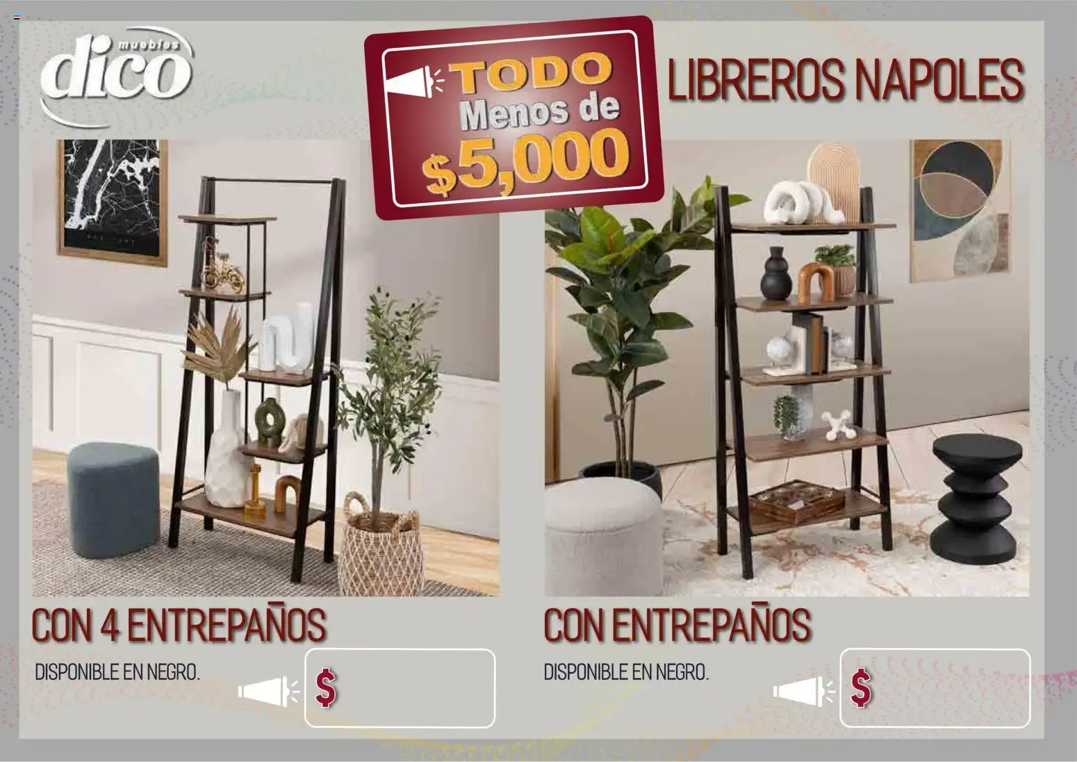 Catálogo de Muebles Dico - Todo Menos de $5,000 9 de abril al 31 de diciembre 2026 - Pagina 52