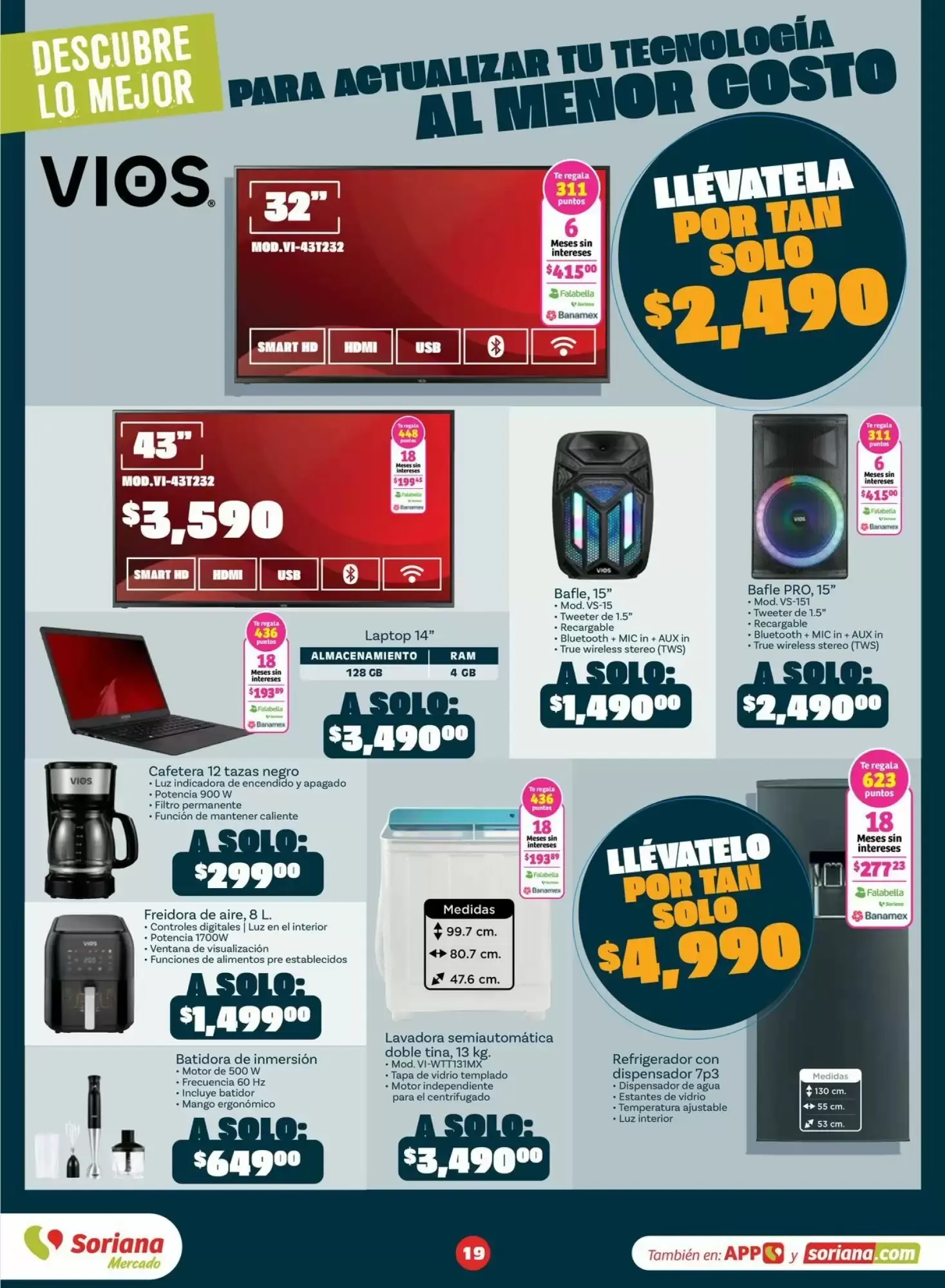 Catálogo de Folleto Soriana Mercado 1 de octubre al 11 de octubre 2026 - Pagina 19