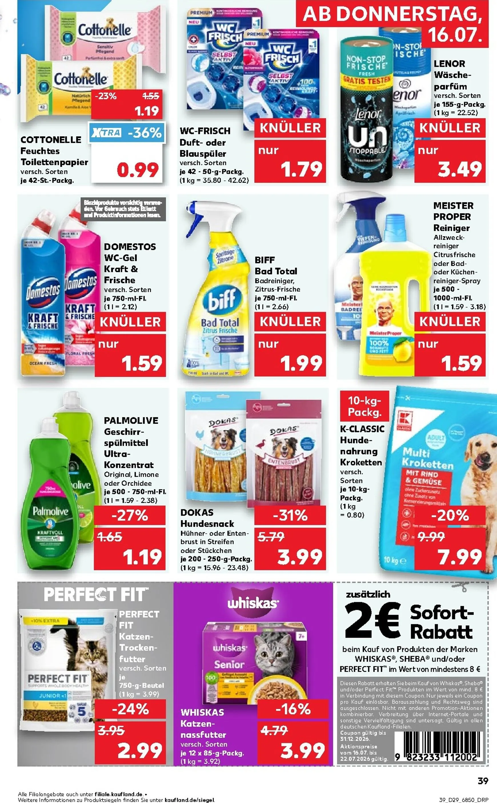Kaufland Prospekt nächste Woche – von Donnerstag 16.07.2026 bis Mittwoch 22.07.2026 von 16. Juli bis 22. Juli 2026 - Prospekt seite 40