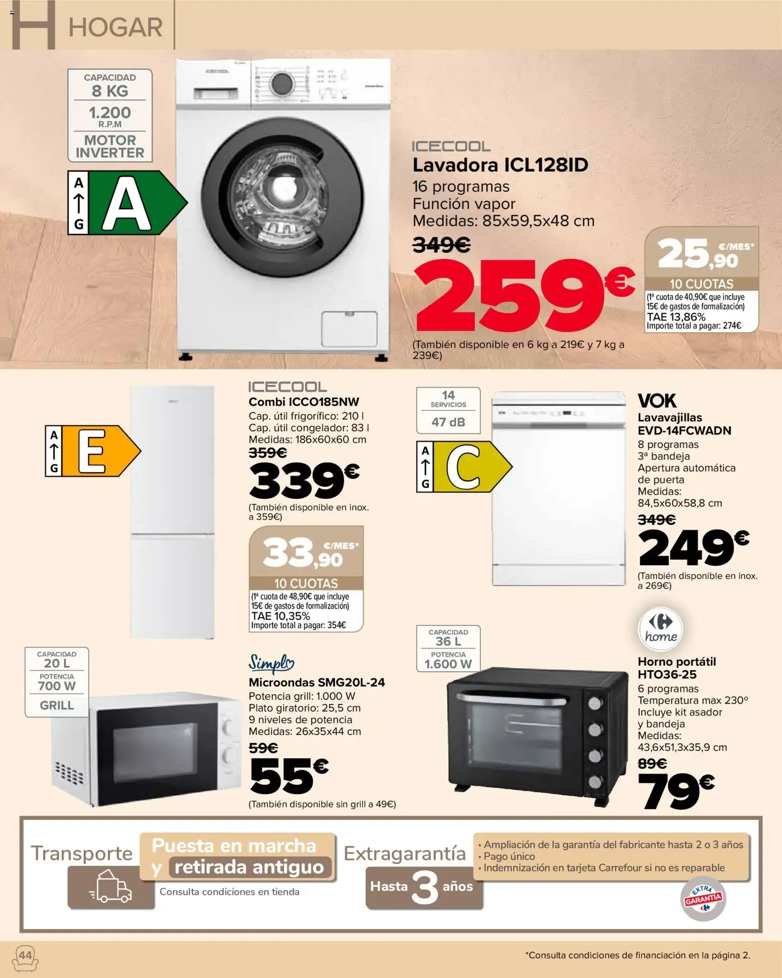 Catálogo de Carrefour Hogar del 22/09/2026 | Catálogo 22 de septiembre al 21 de octubre 2026 - Página 44