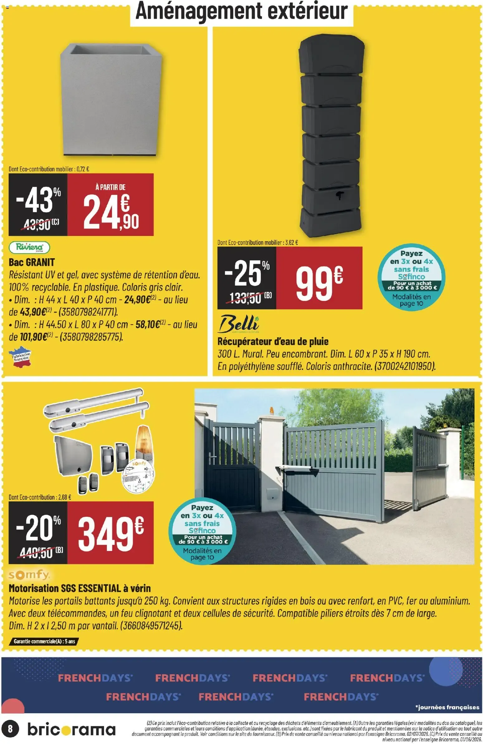 Bricorama FRENCHDAYS du 23 septembre au 4 octobre 2026 - Catalogue page 8