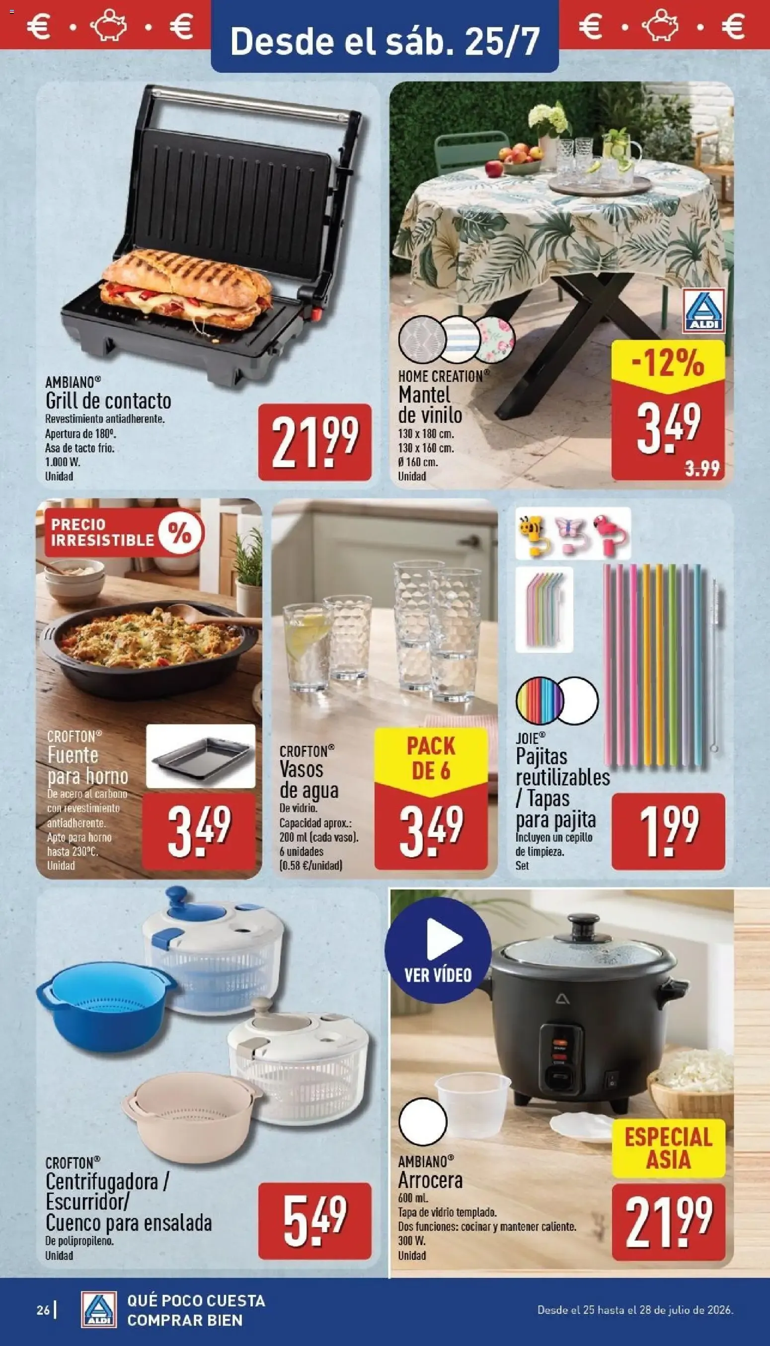 Catálogo de Aldi: Frescura a precios para la piscina 20 de julio al 26 de julio 2026 - Página 26