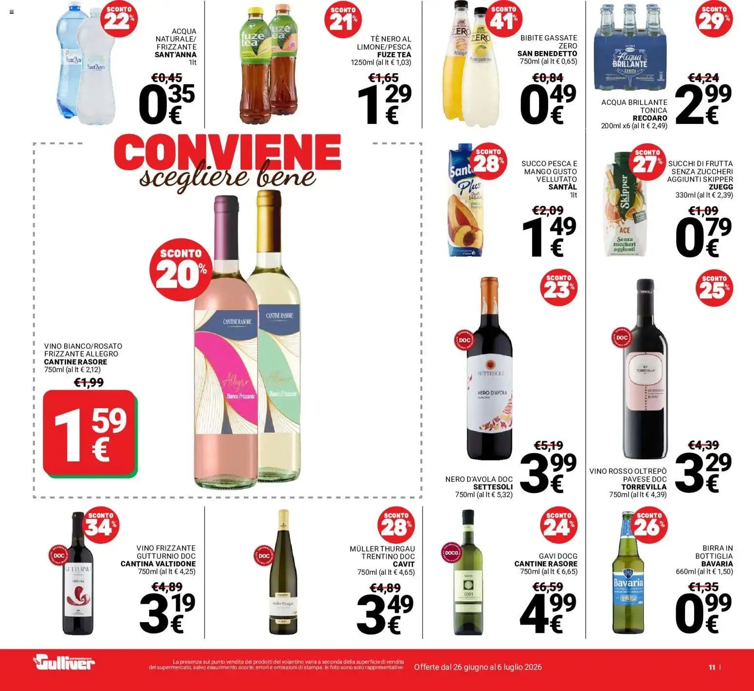Nuovo Gulliver volantino dal 26/06/2026 > offerte anteprima 🛍️ da 26 giugno a 6 luglio di 2026 - Pagina del volantino 11
