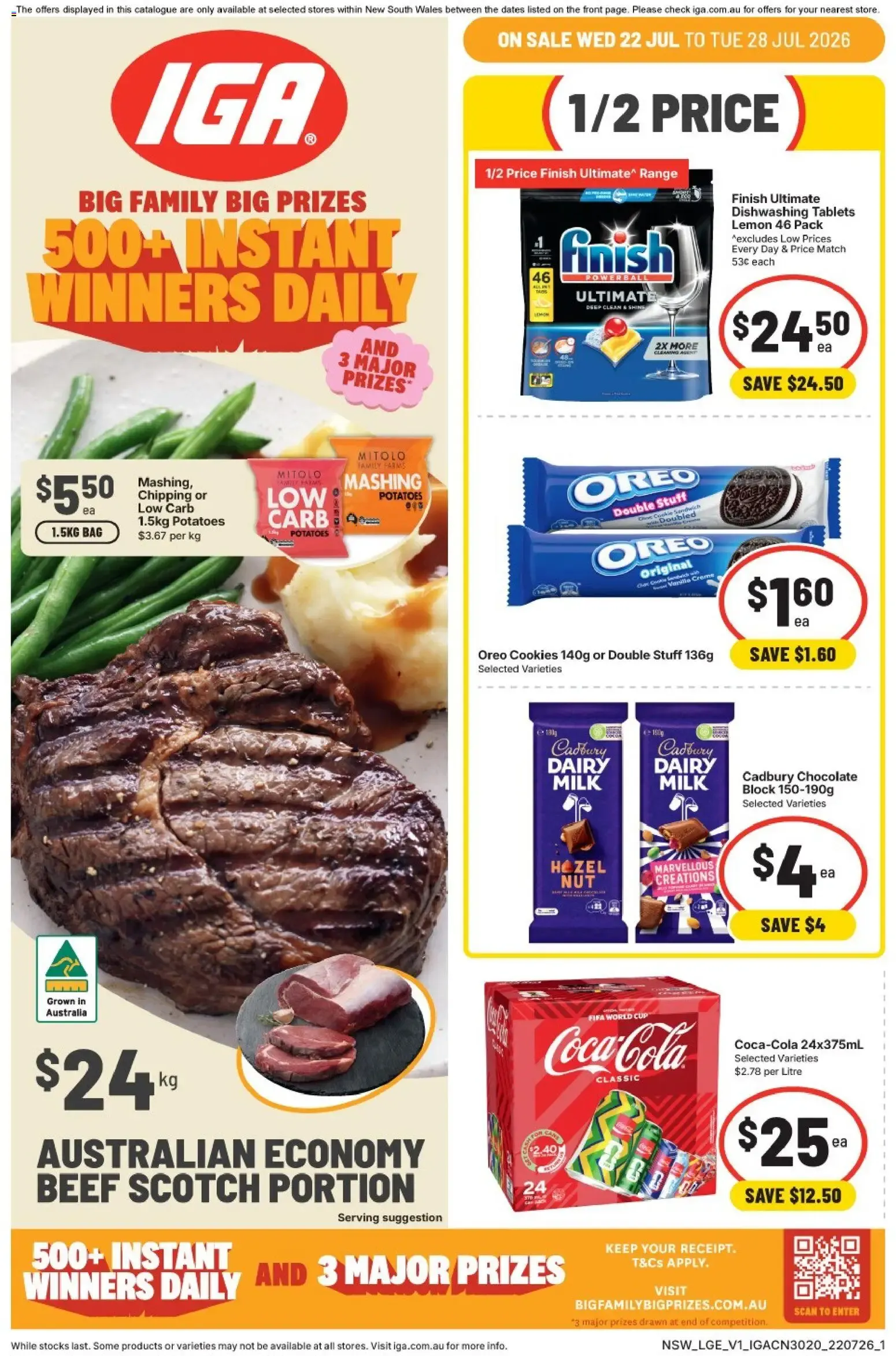 IGA catalogue valid from 22/07/2026 > Online Australia - Catalogue valid from 22 July to 28 July 2026 - page 1